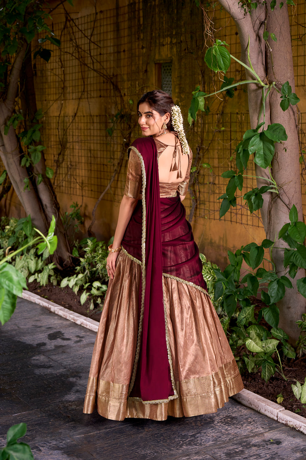 Dupion Silk Lehenga For Women