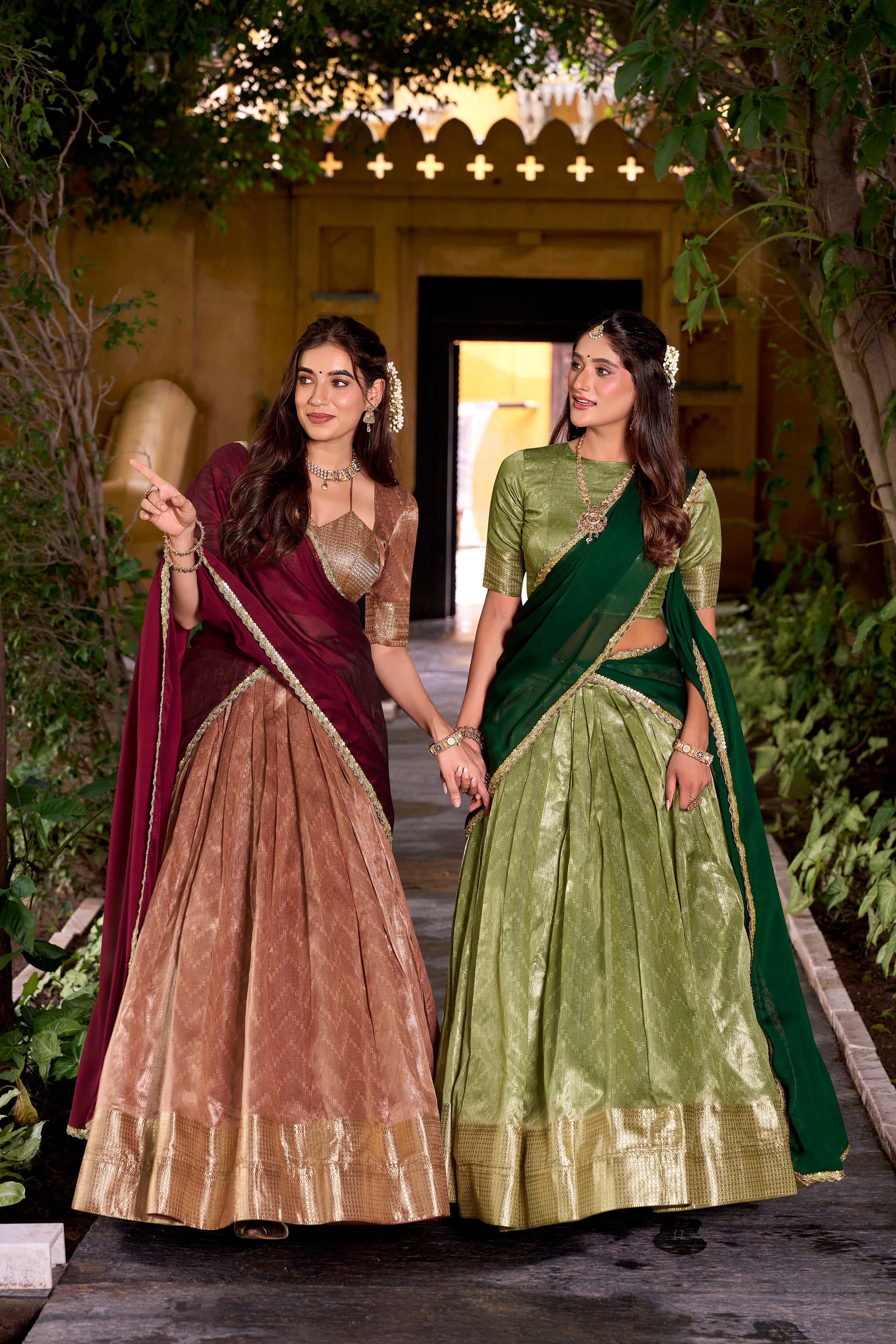 Dupion Silk Lehenga For Women