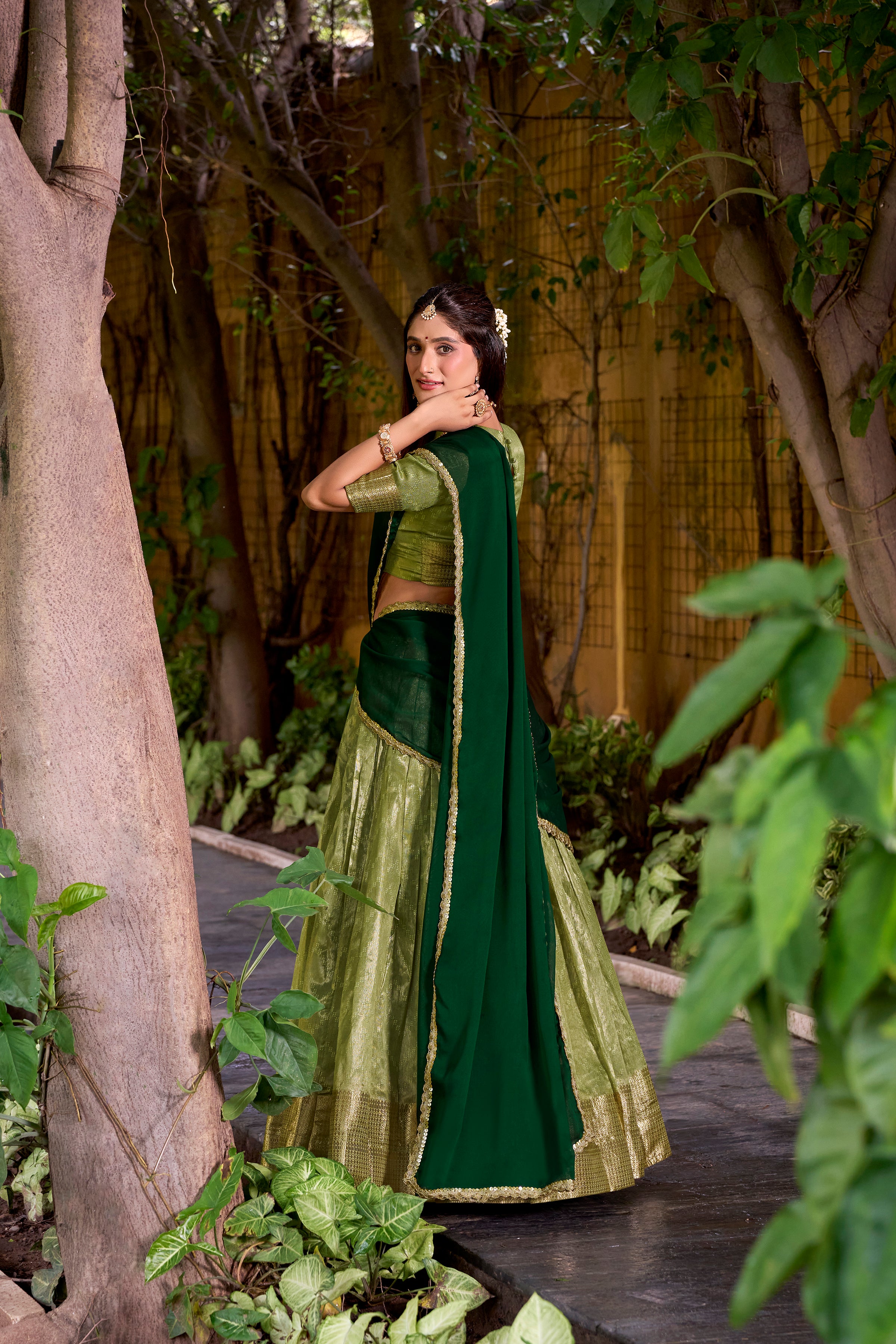 Dupion Silk Lehenga For Women
