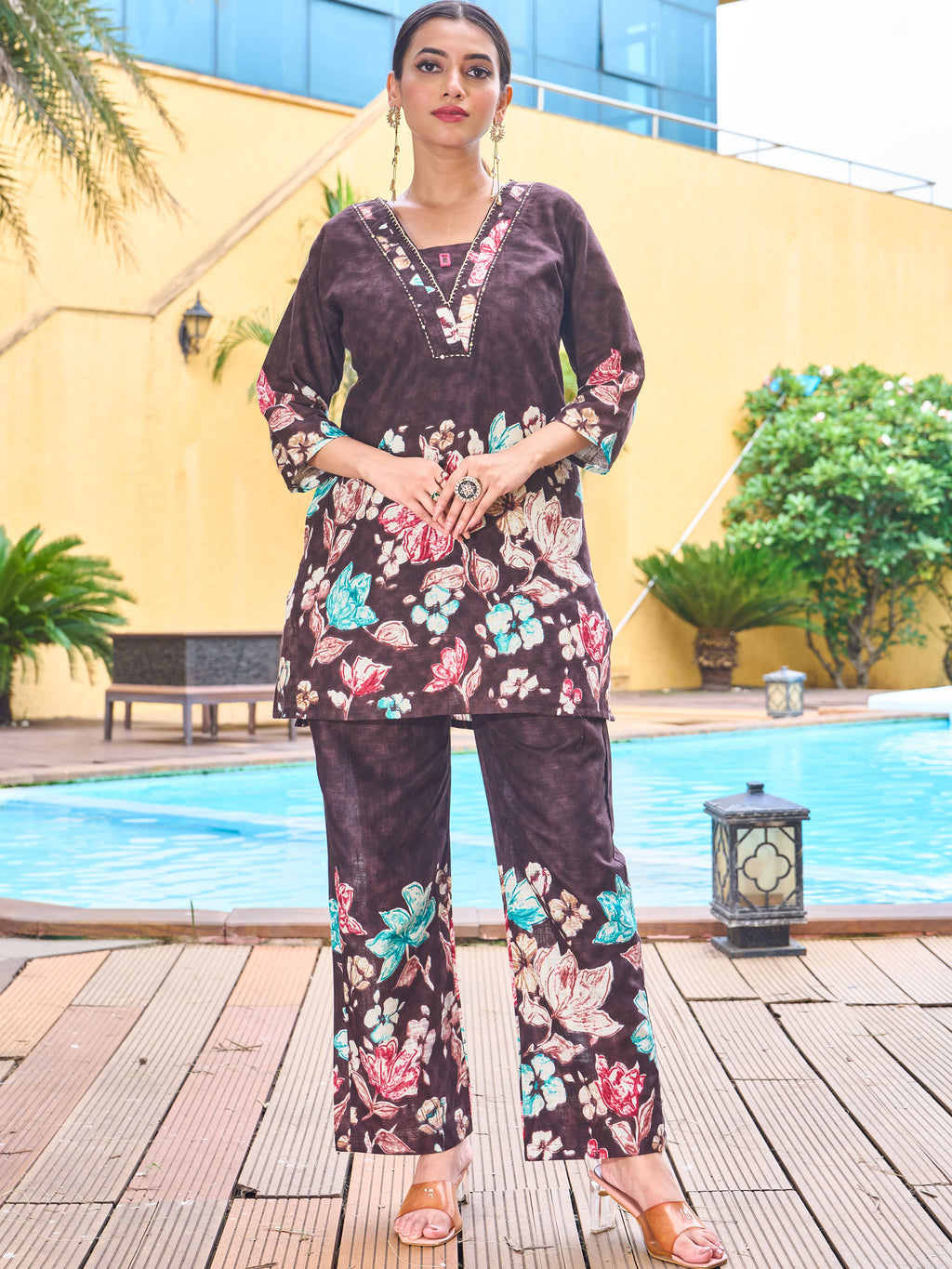 Pure Cotton Co-ord Set For Women