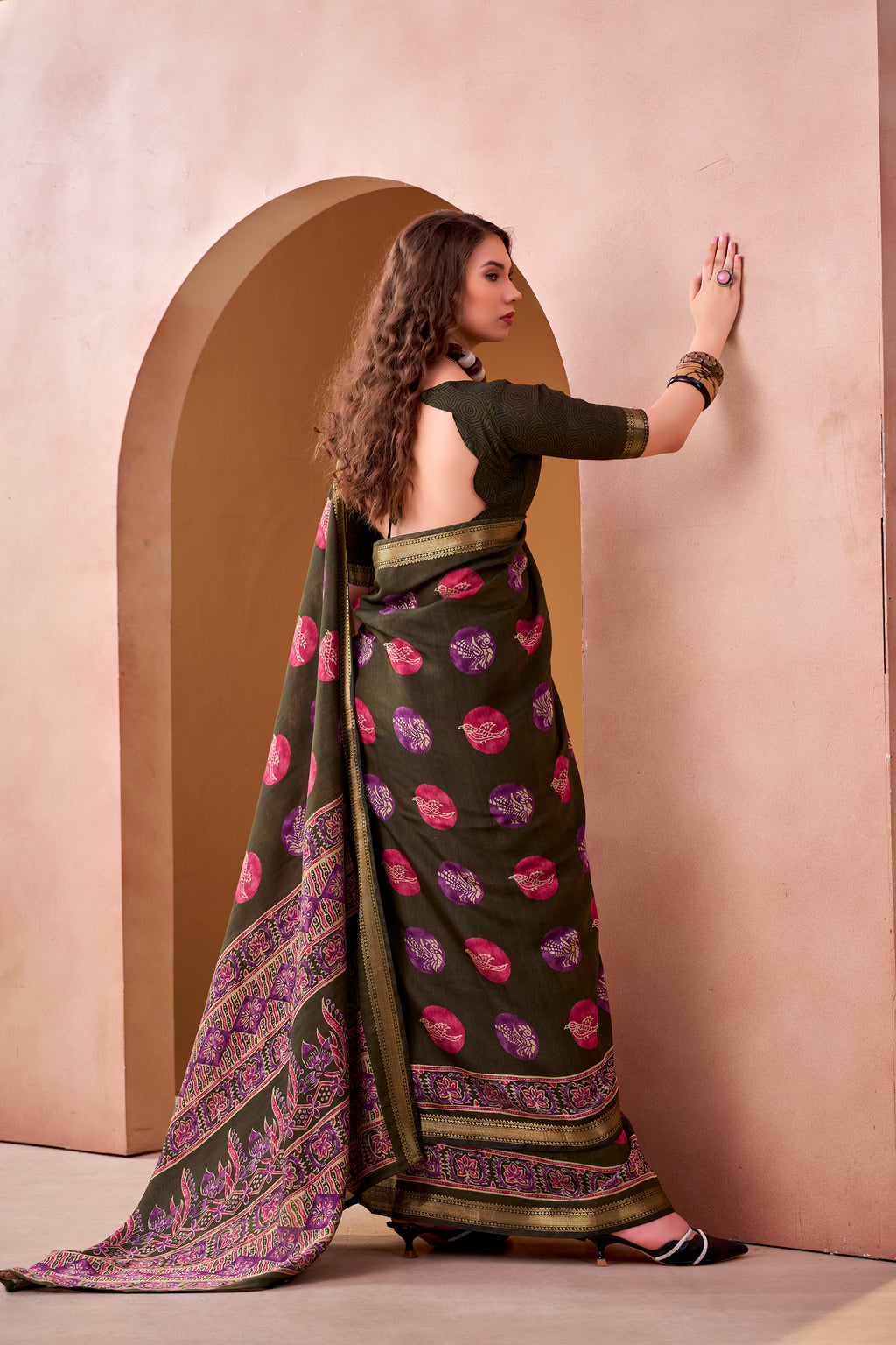 Chanderi Printed Saree