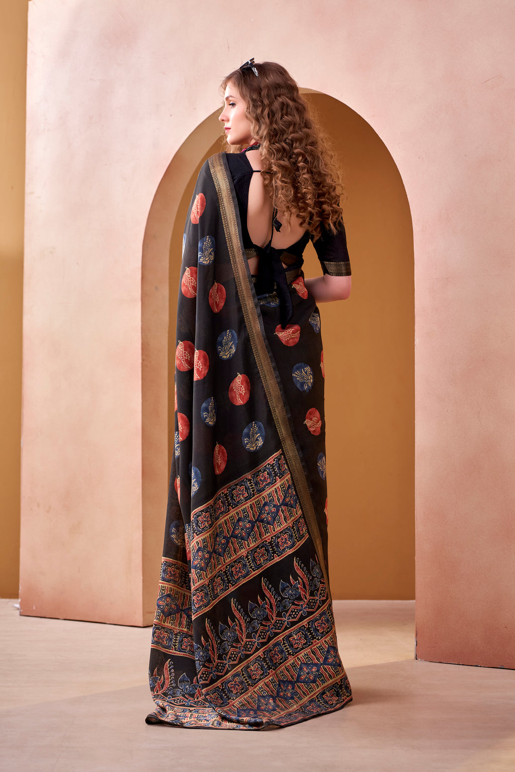 Chanderi Printed Saree
