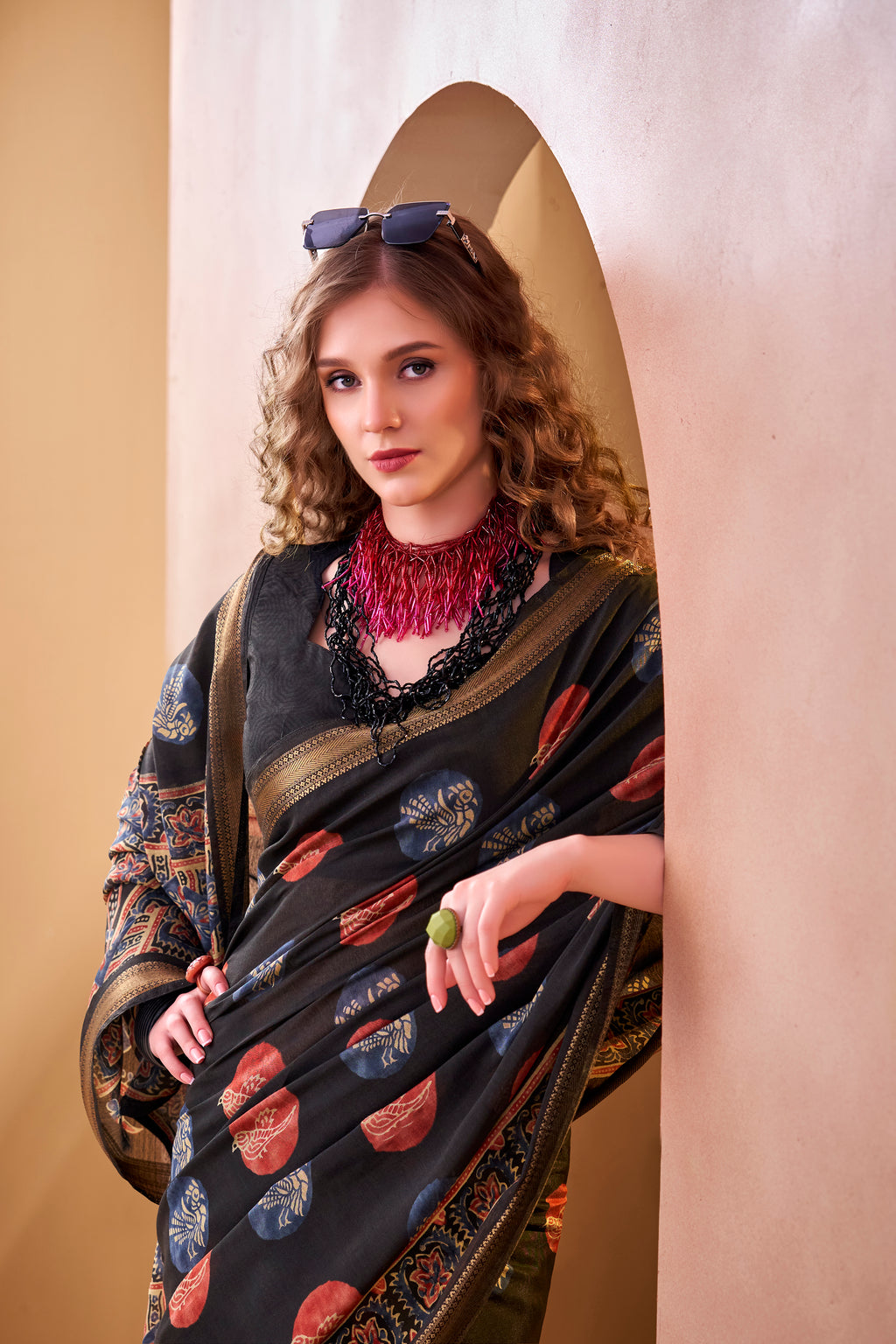 Chanderi Printed Saree