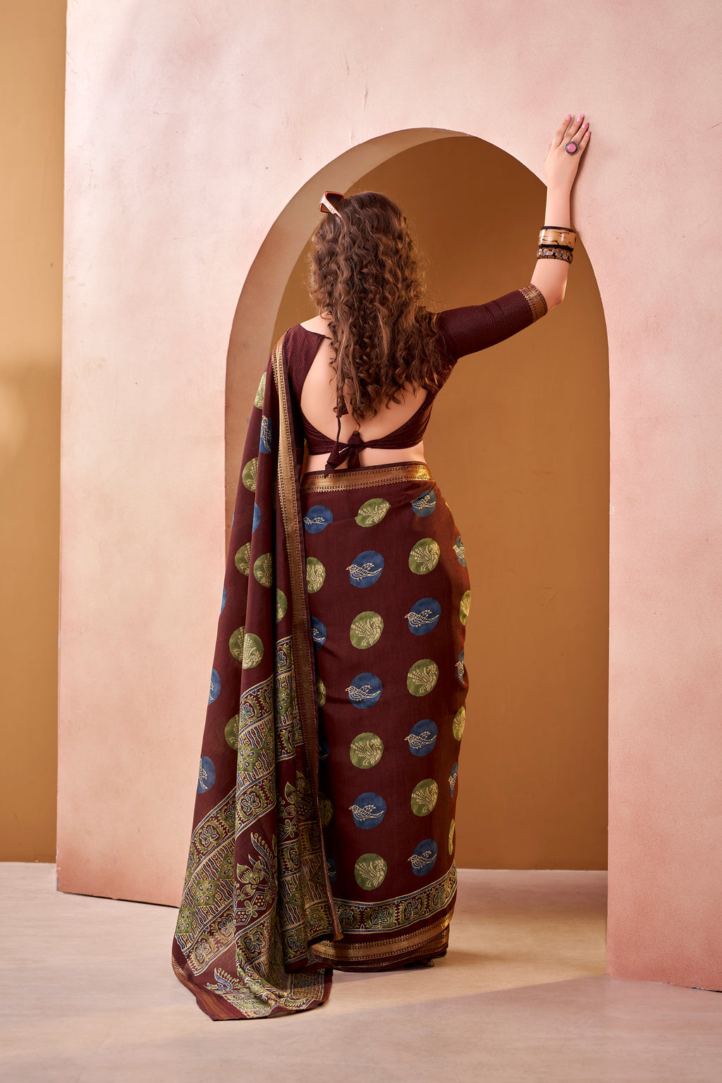 Chanderi Printed Saree