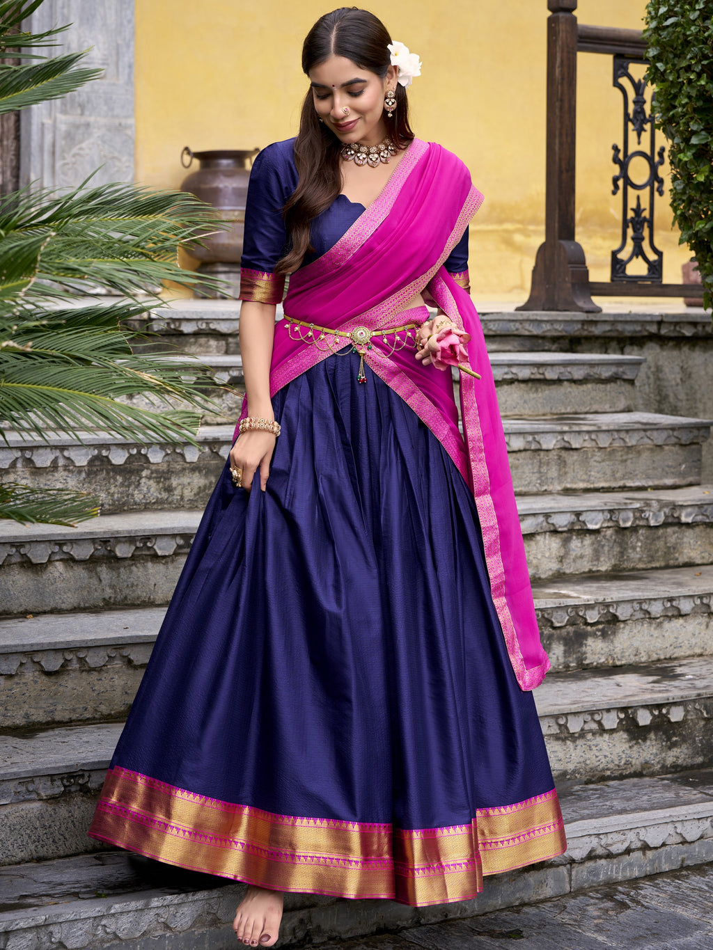 Poly Cotton Lehenga For Women