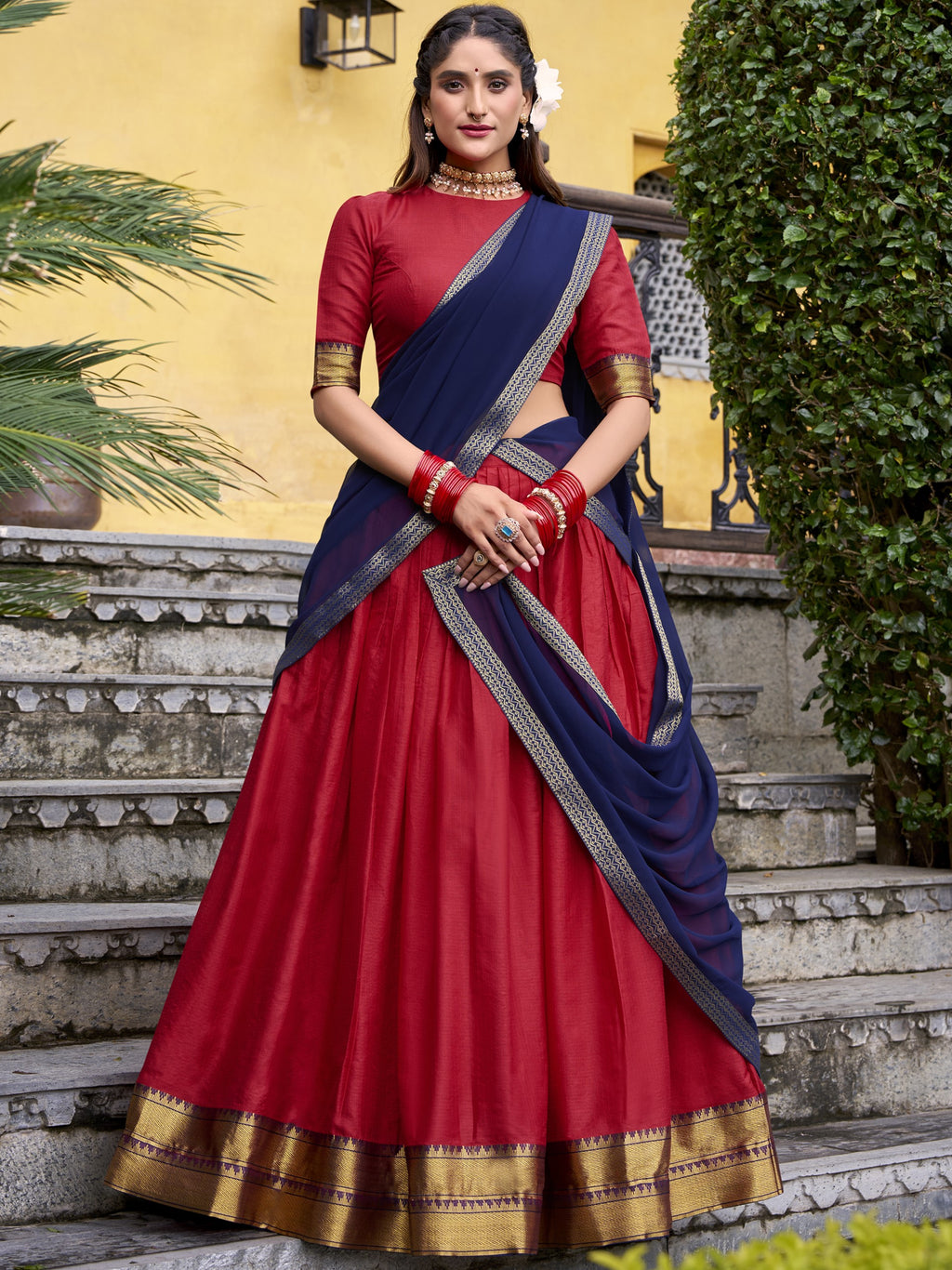 Poly Cotton Lehenga For Women