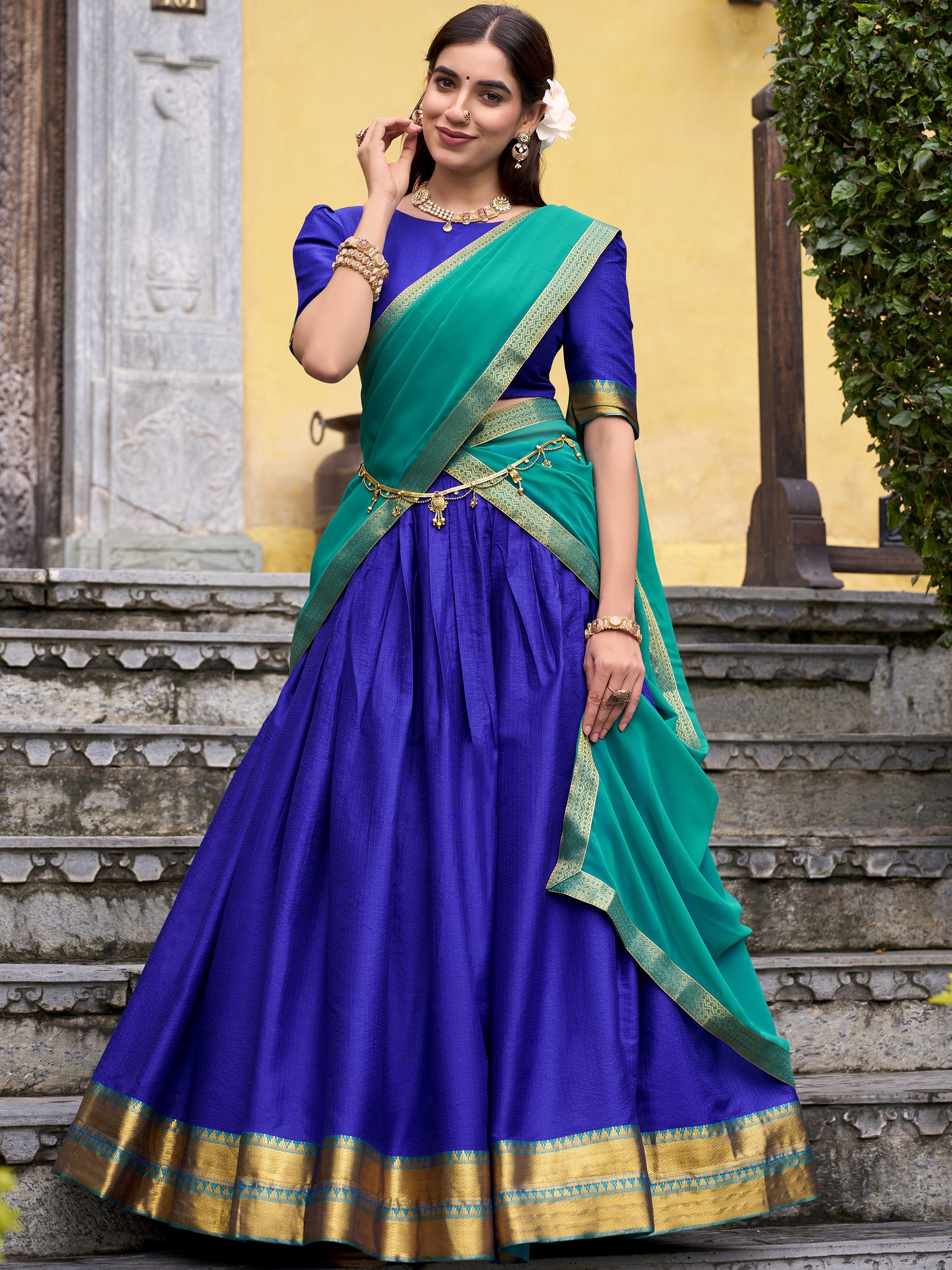 Poly Cotton Lehenga For Women