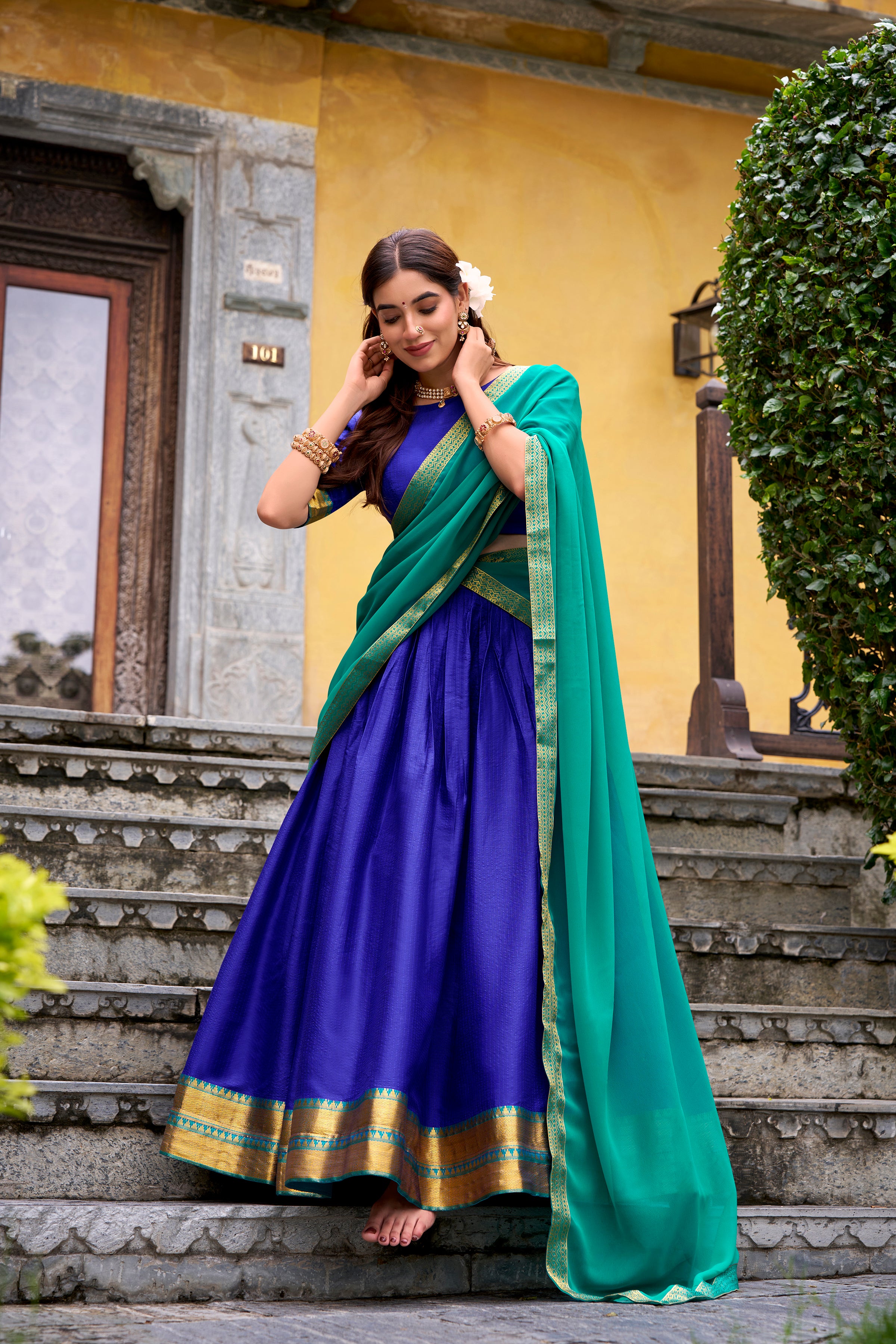 Poly Cotton Lehenga For Women