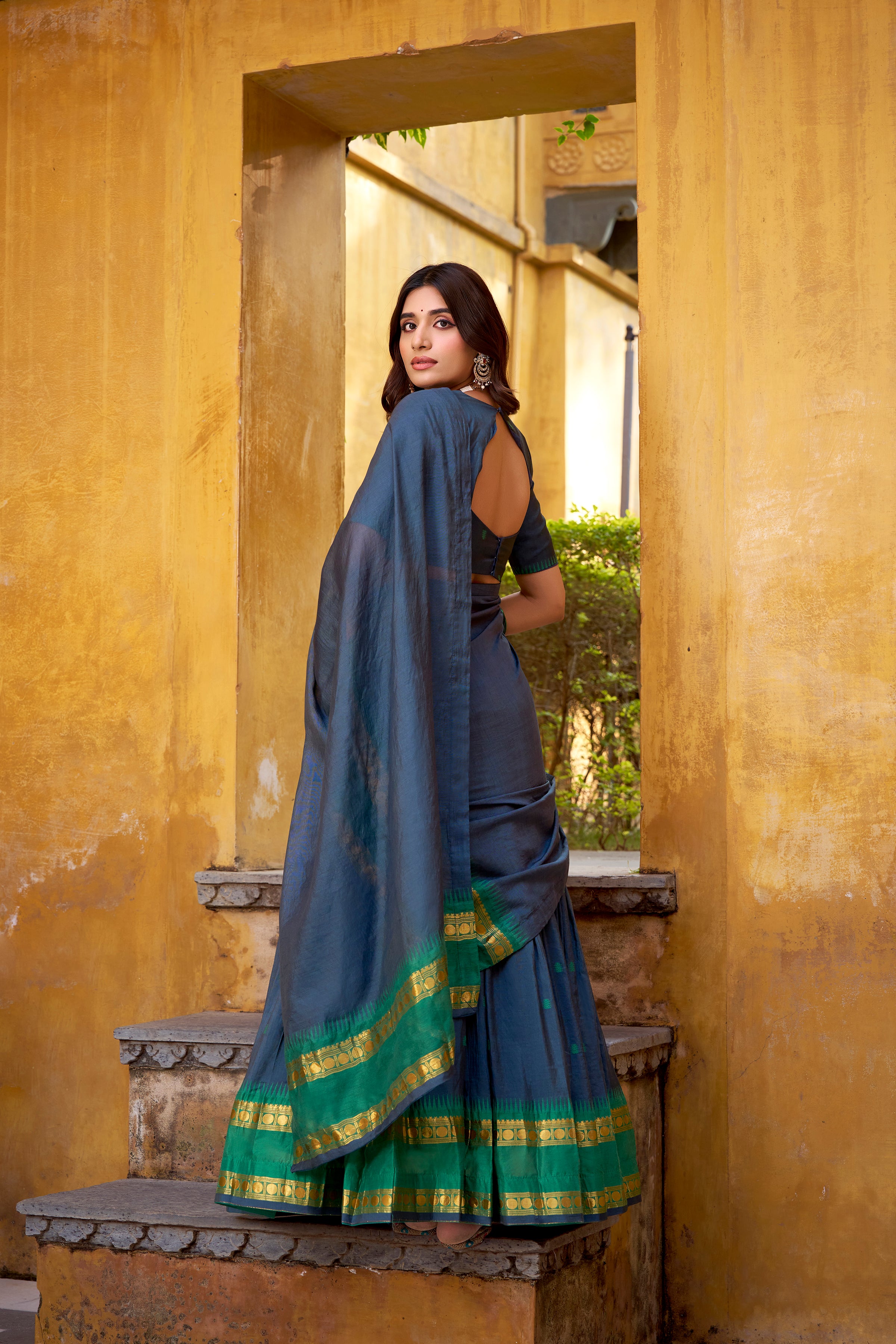 Pure Chanderi Zari Weaving Lehenga With Dupatta