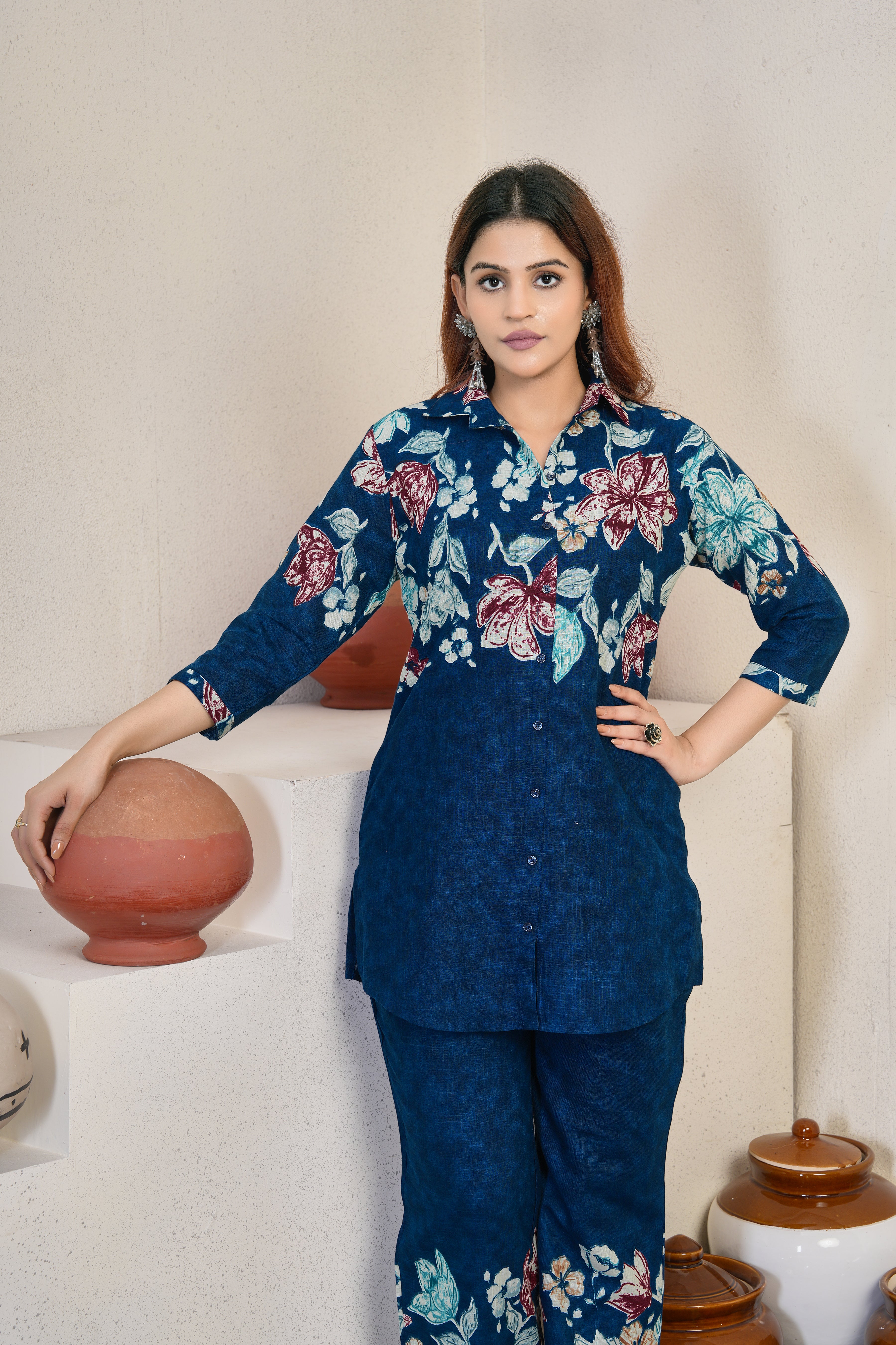 Pure Cotton Co-ord Set For Women