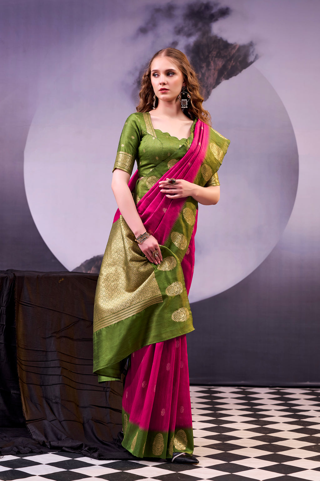 Cotton Zari Weaving Saree