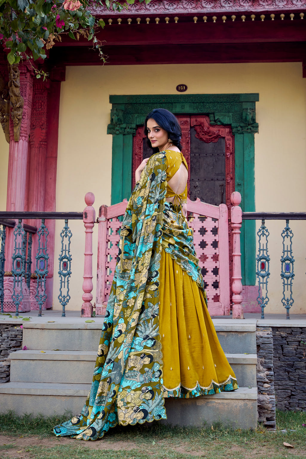 Vichitra Silk Lehenga For Women