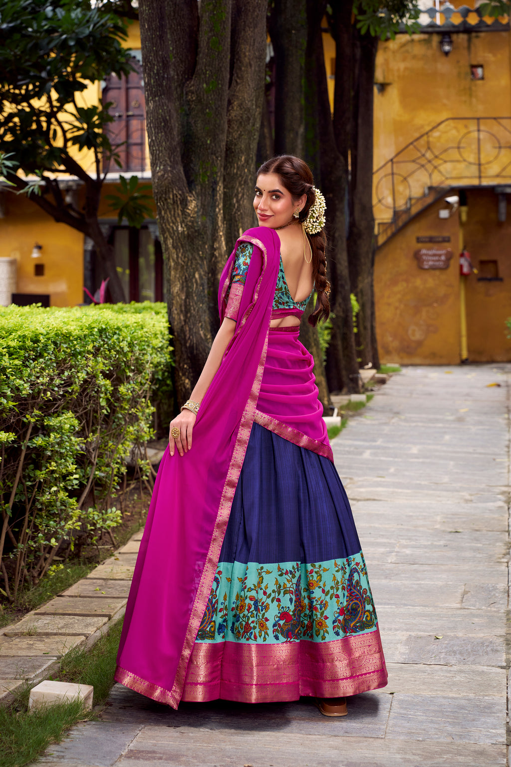 Aastha Silk Printed Lehenga For Women