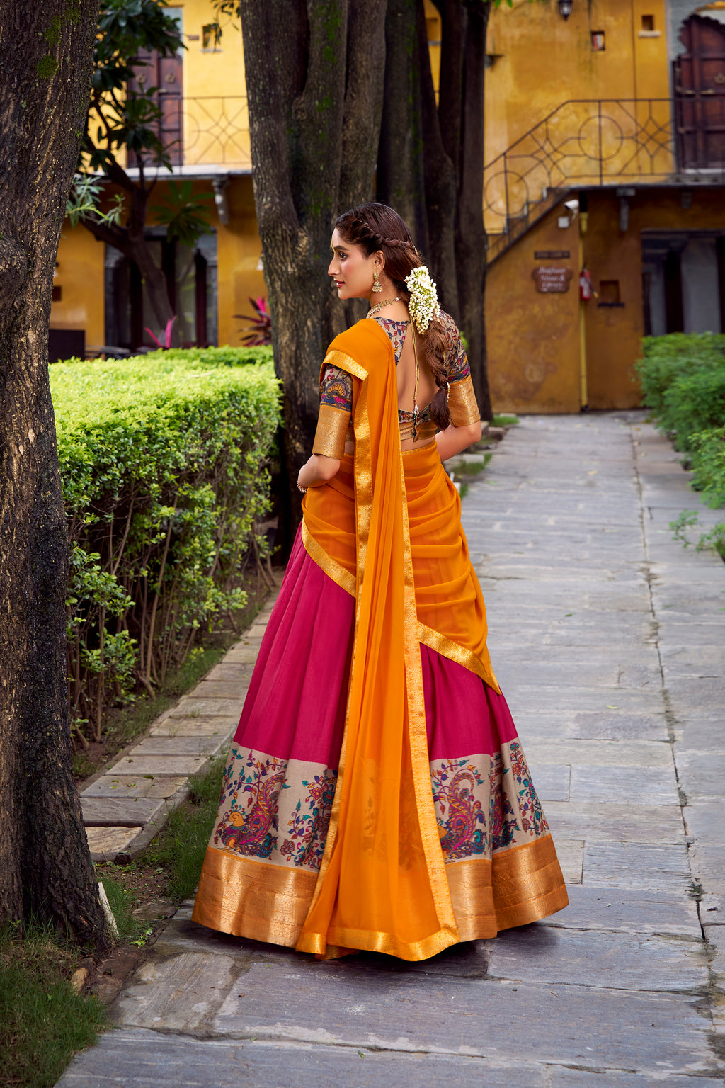 Aastha Silk Printed Lehenga For Women