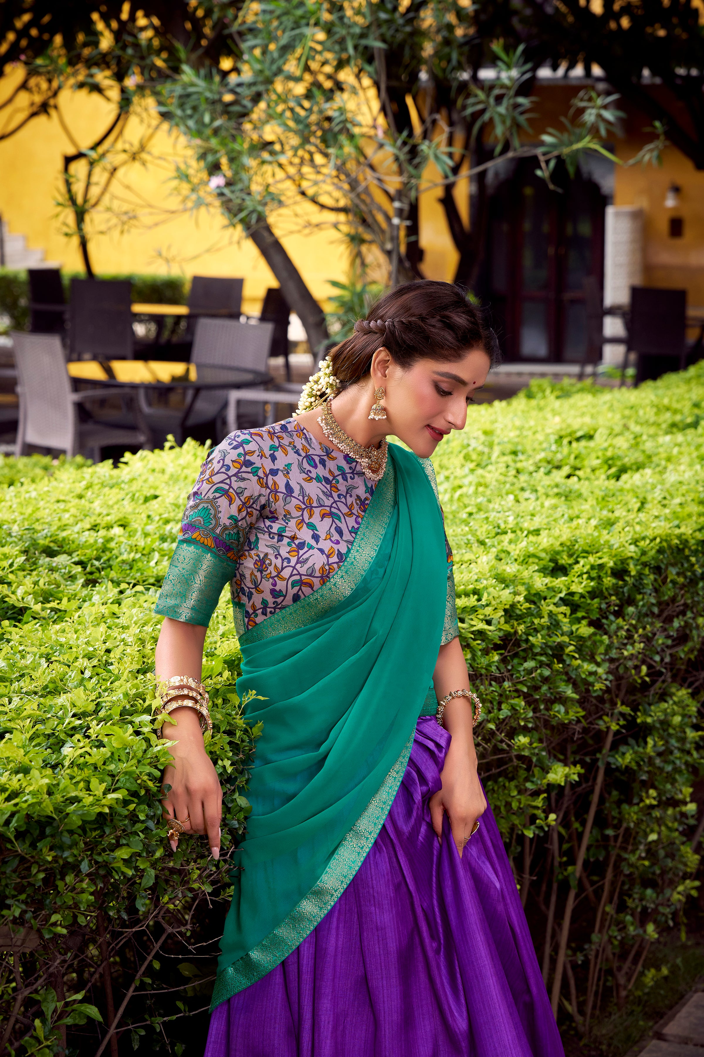 Aastha Silk Printed Lehenga For Women