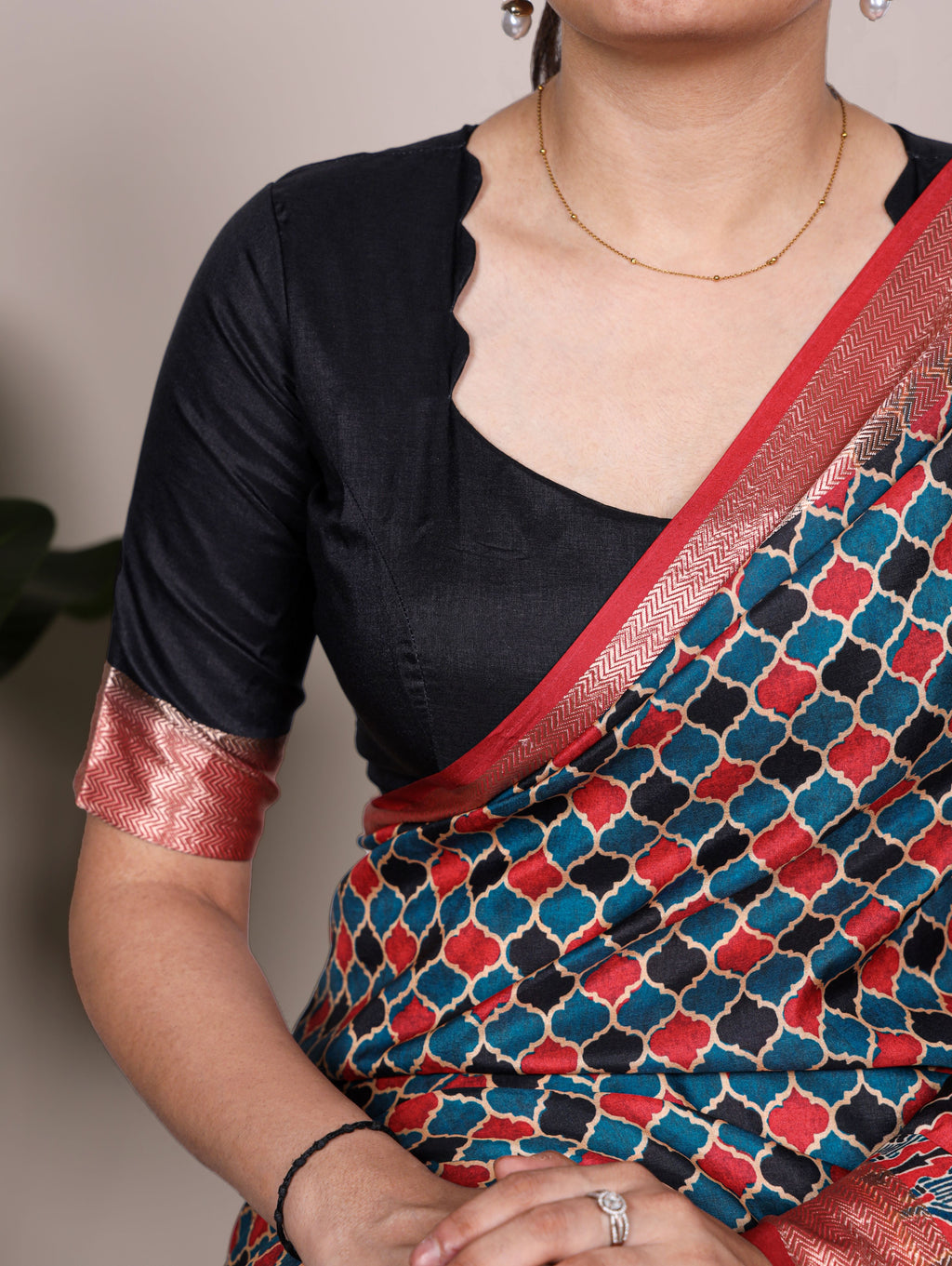 Tussar Silk Printed Saree