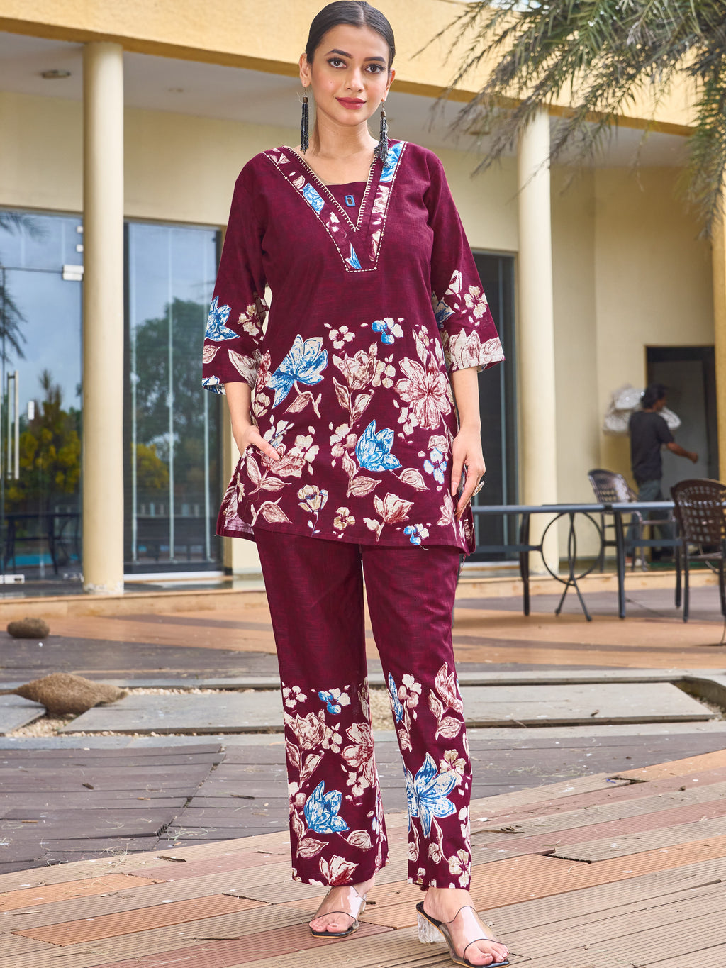 Pure Cotton Co-ord Set For Women