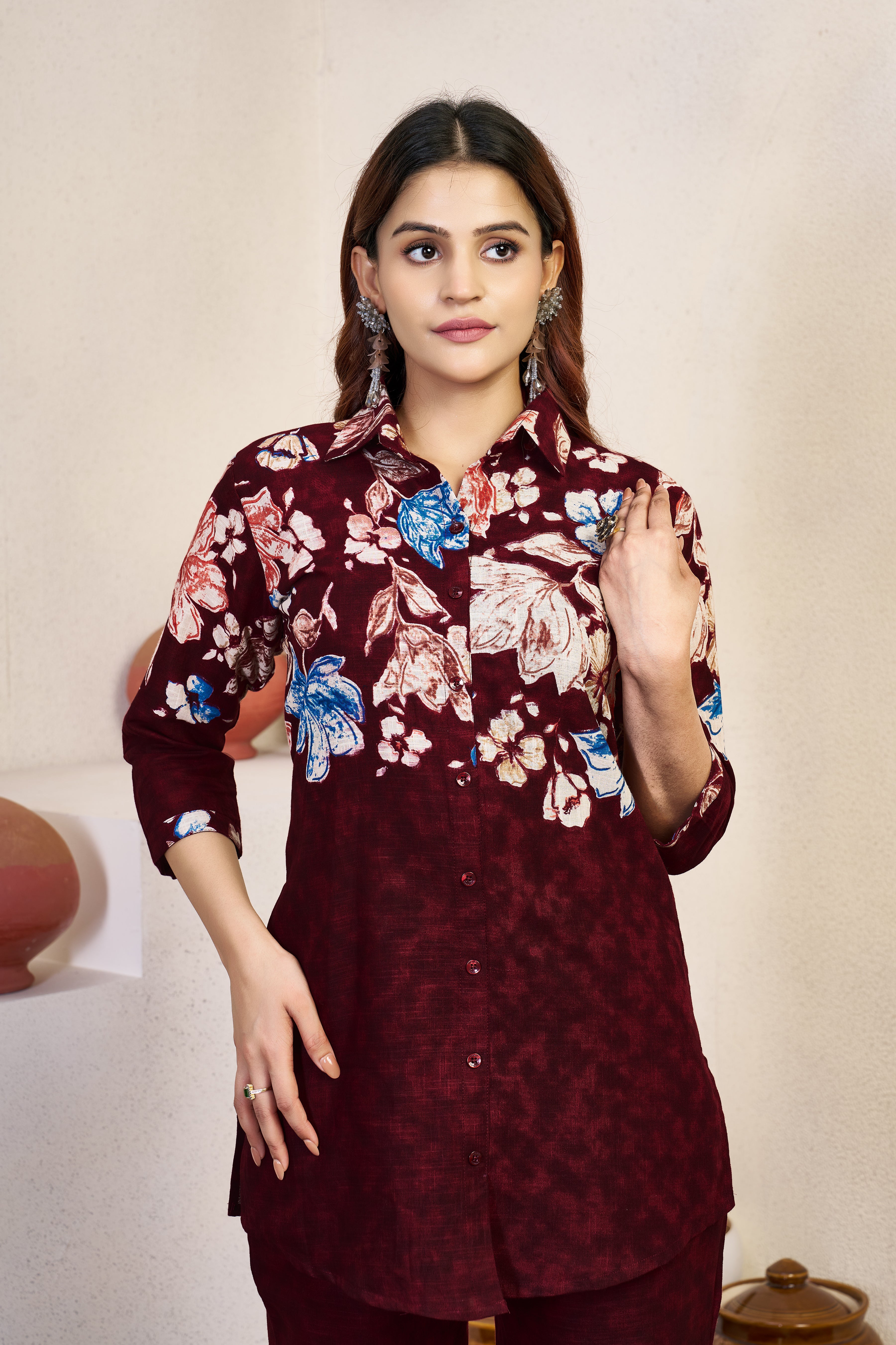 Pure Cotton Co-ord Set For Women