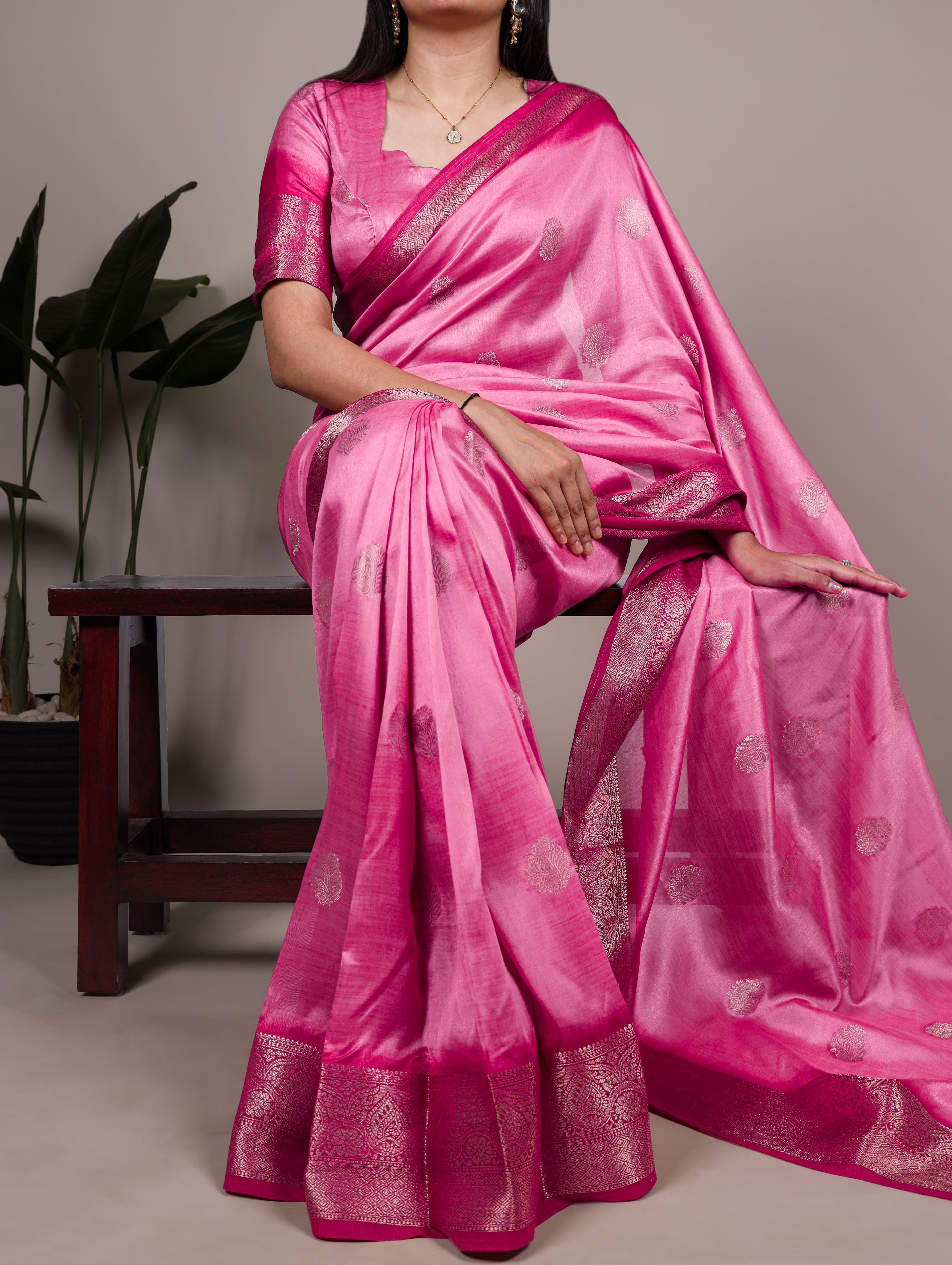 Rumali Silk Zari Weaving Saree