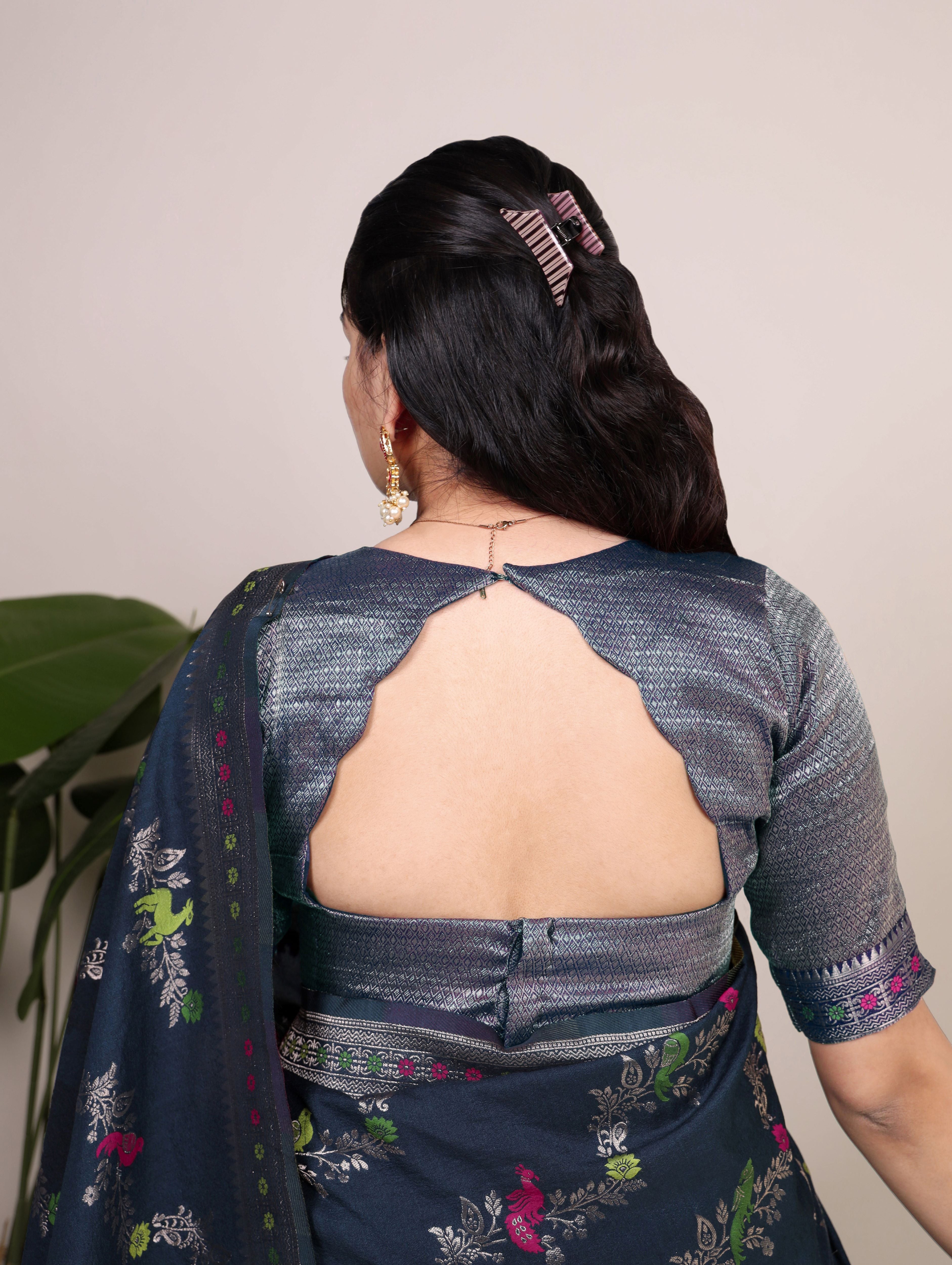 Naylon Weaving Work Saree