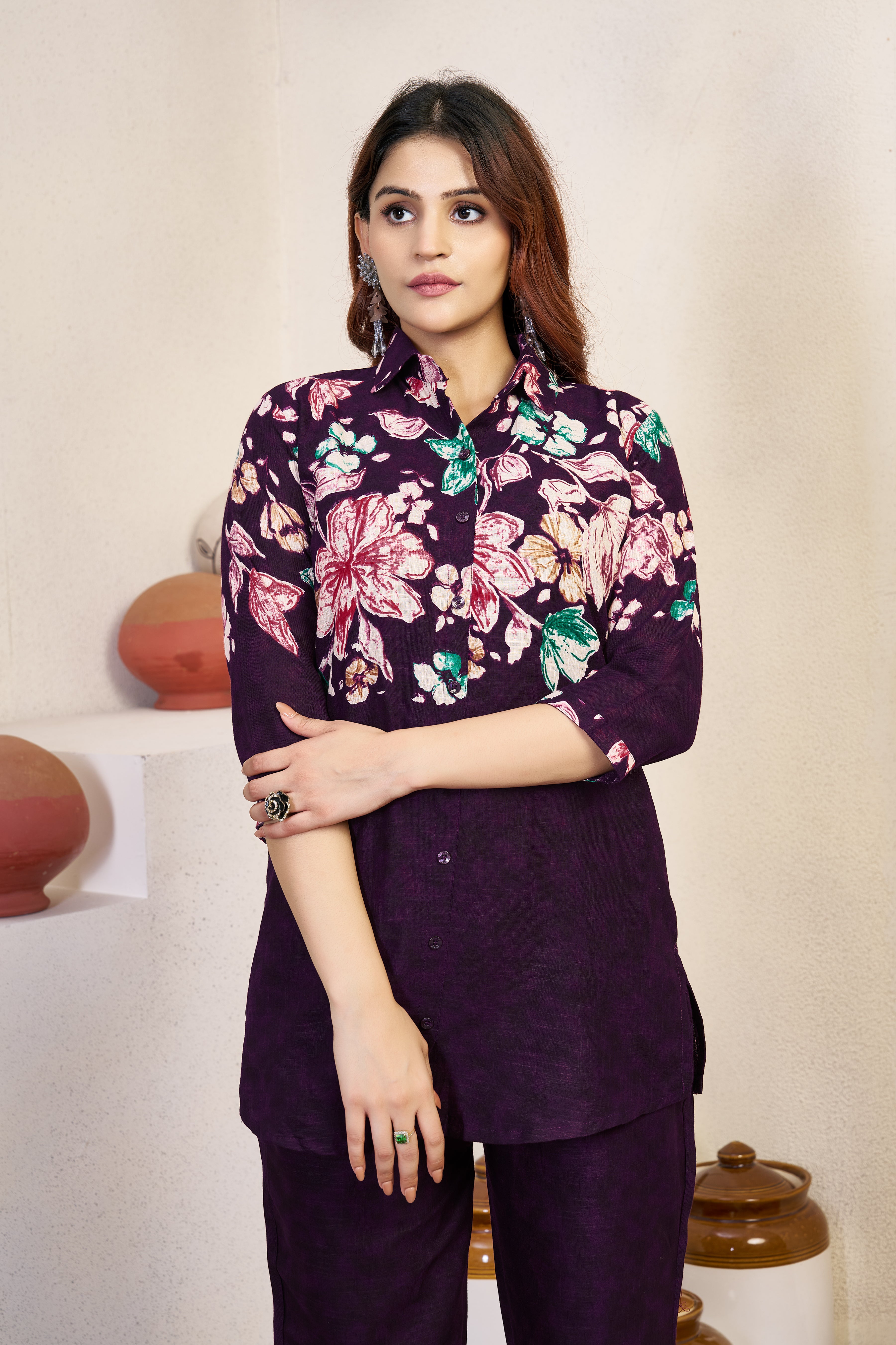 Pure Cotton Co-ord Set For Women