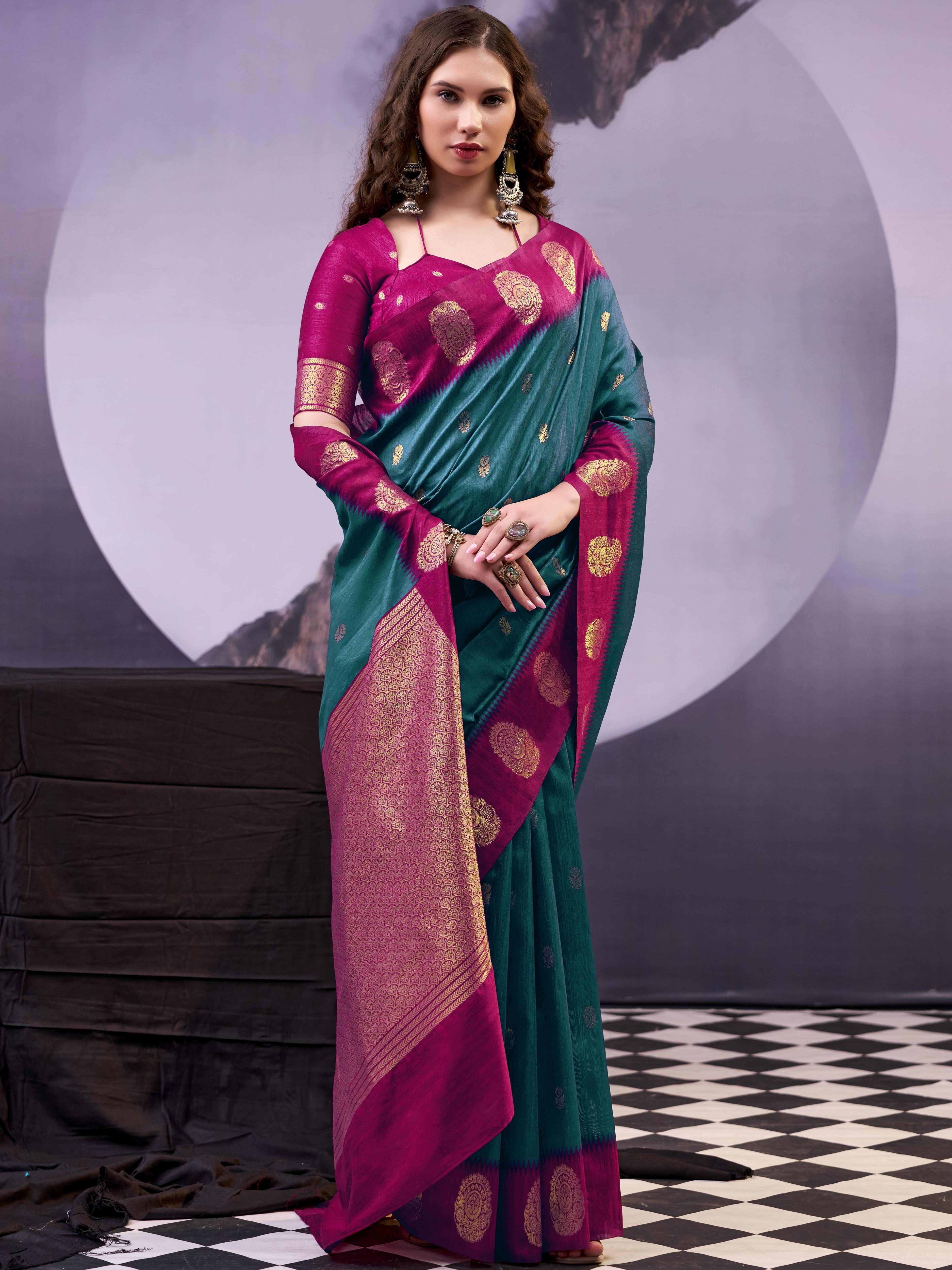 Cotton Zari Weaving Saree