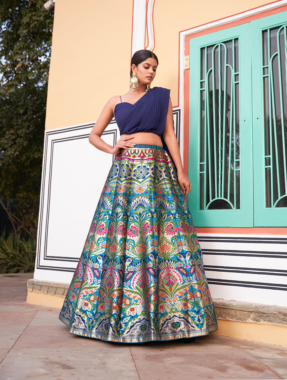 Banarasi Silk Lehenga For Women