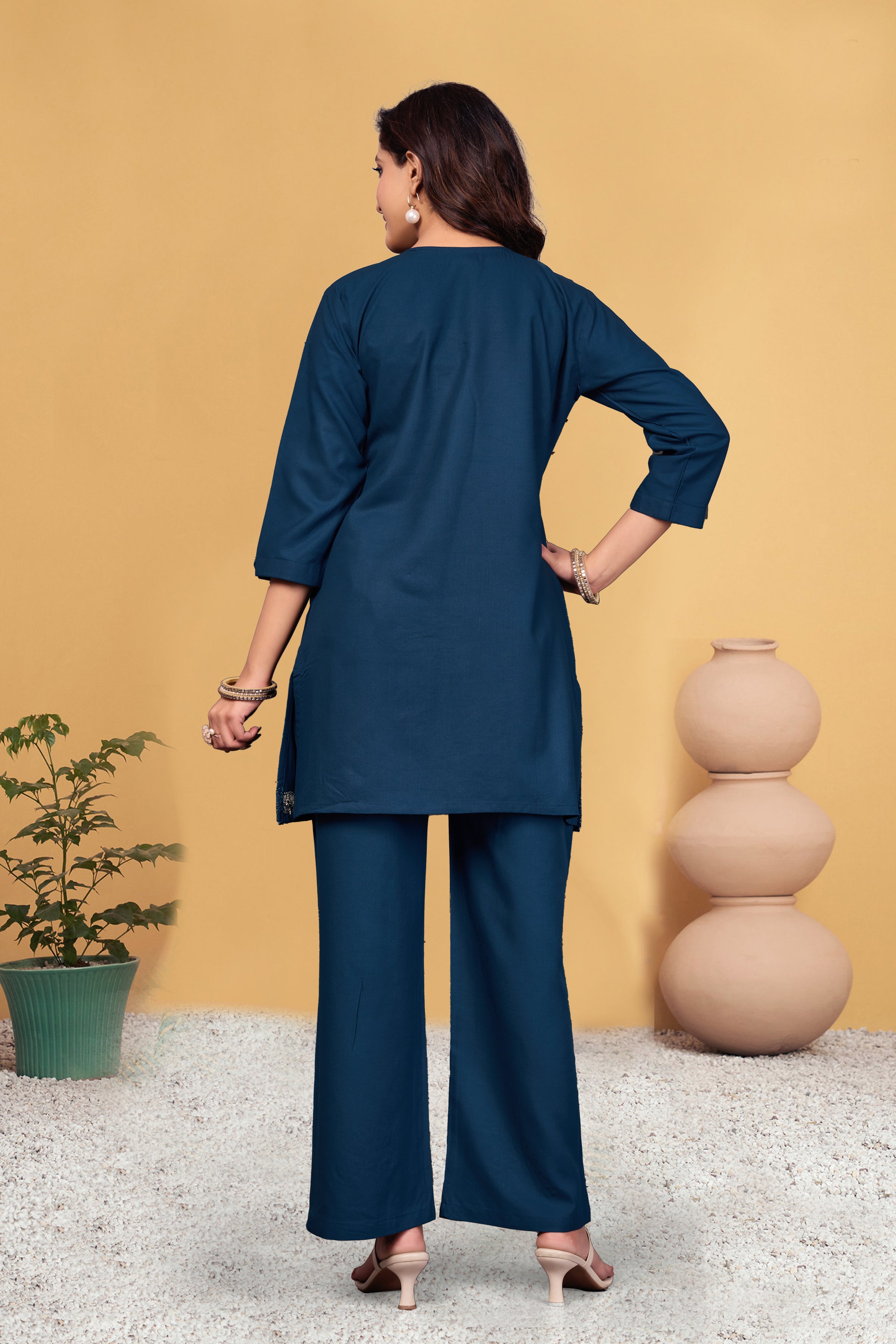 Viscose Rayon Co-ord Set For Women