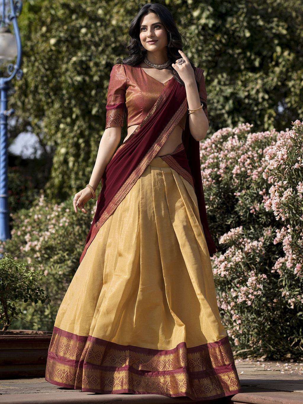 Kanchipuram Lehenga For Women