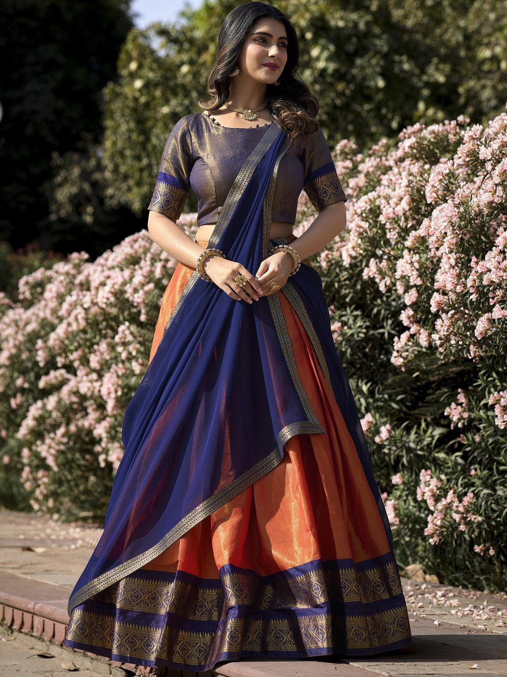 Kanchipuram Lehenga For Women