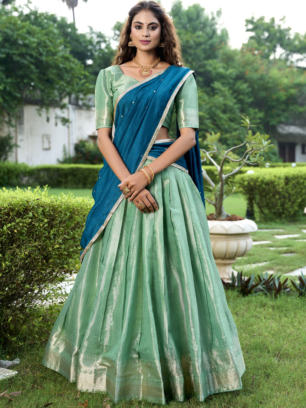 Kanchipuram Lehenga For Women