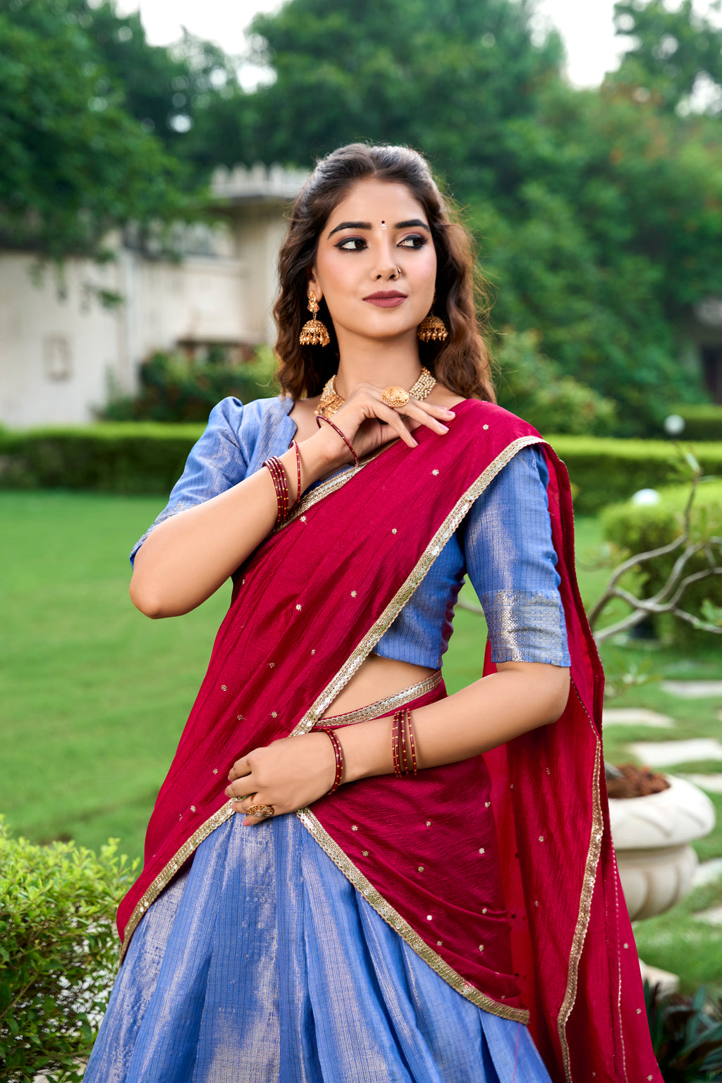 Kanchipuram Lehenga For Women