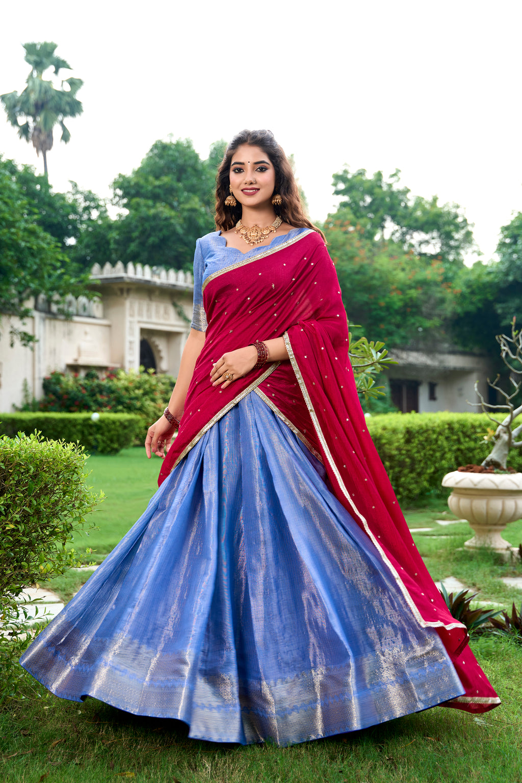 Kanchipuram Lehenga For Women