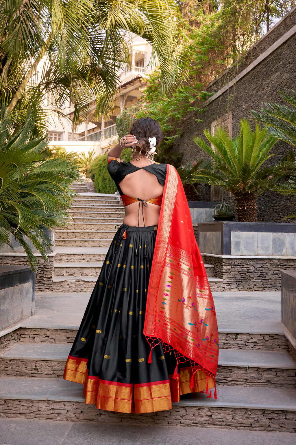Jacquard Silk Zari Weaving Lehenga With Dupatta