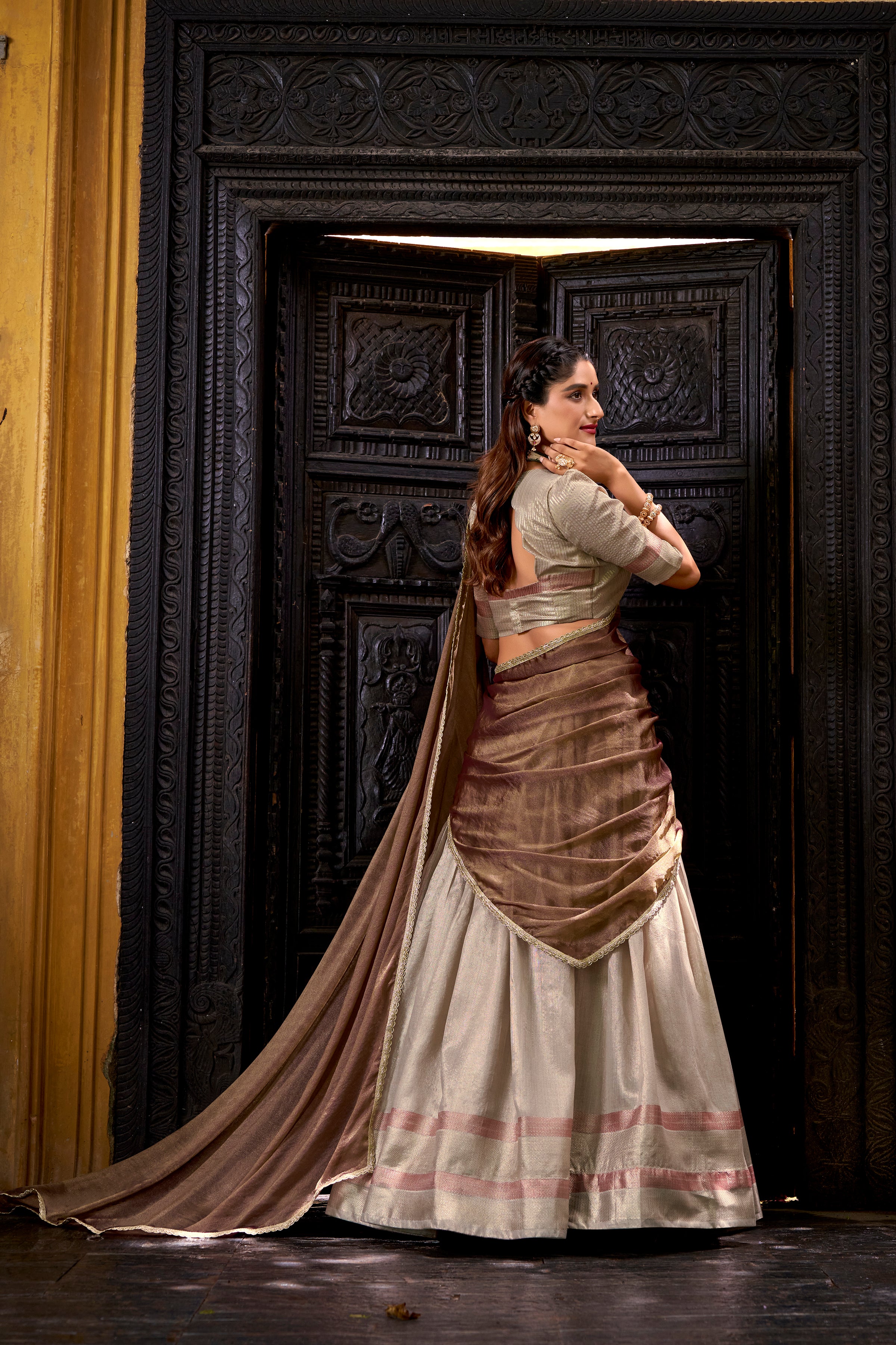 Dupin Silk Lehenga For Women