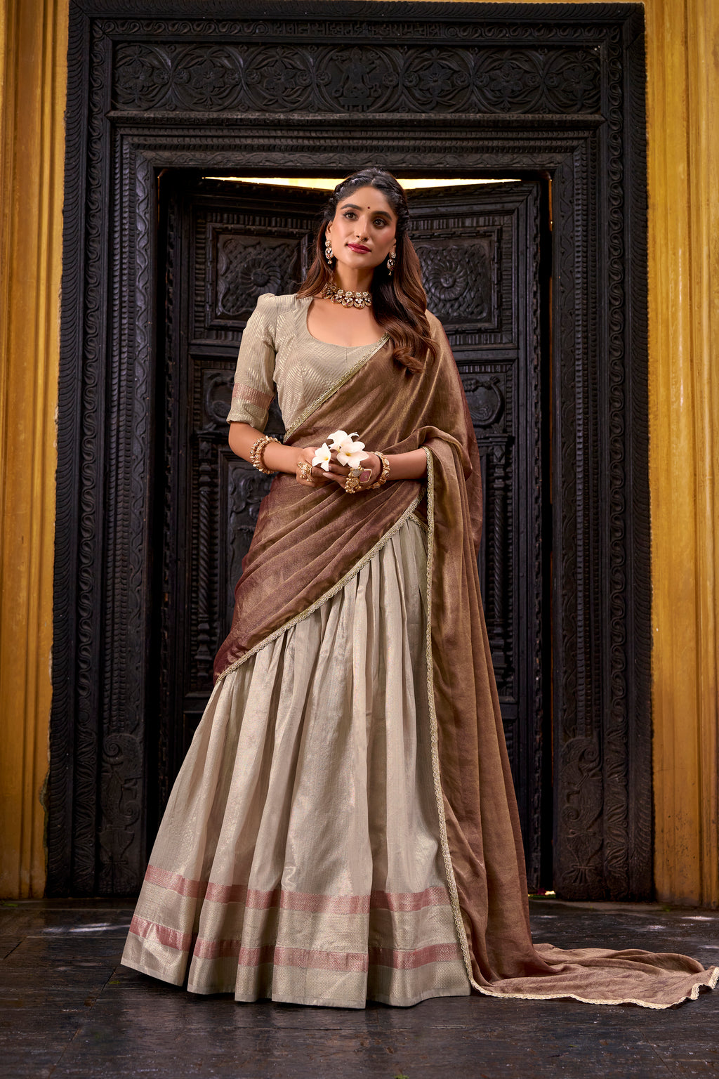 Dupin Silk Lehenga For Women