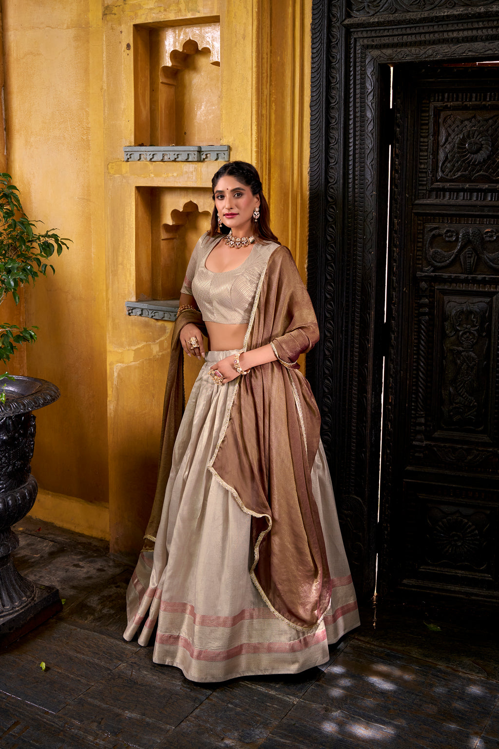 Dupin Silk Lehenga For Women