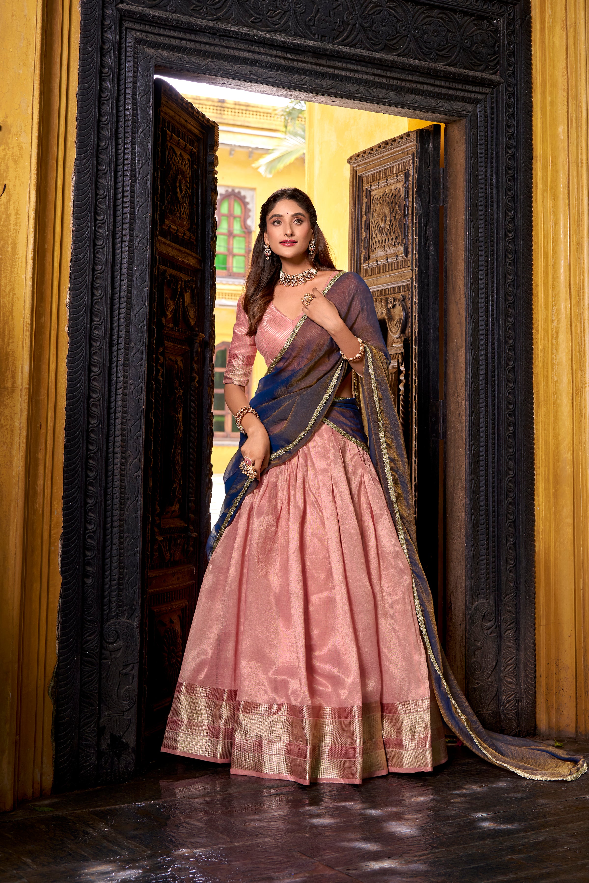 Dupin Silk Lehenga For Women