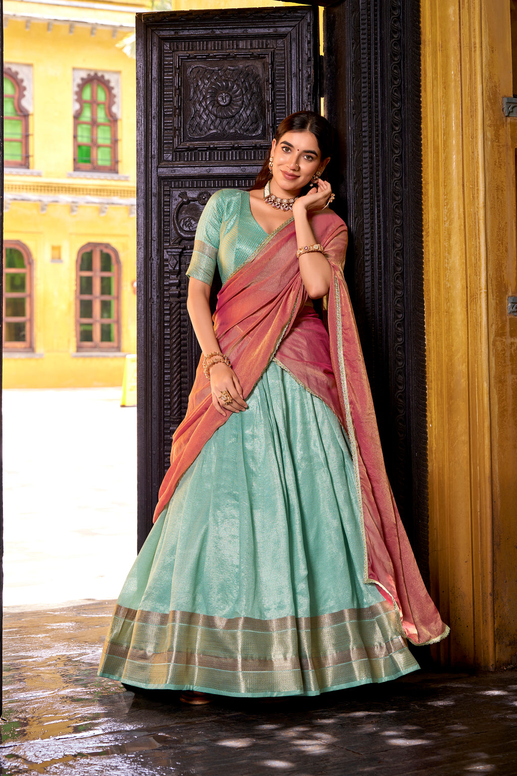 Dupin Silk Lehenga For Women