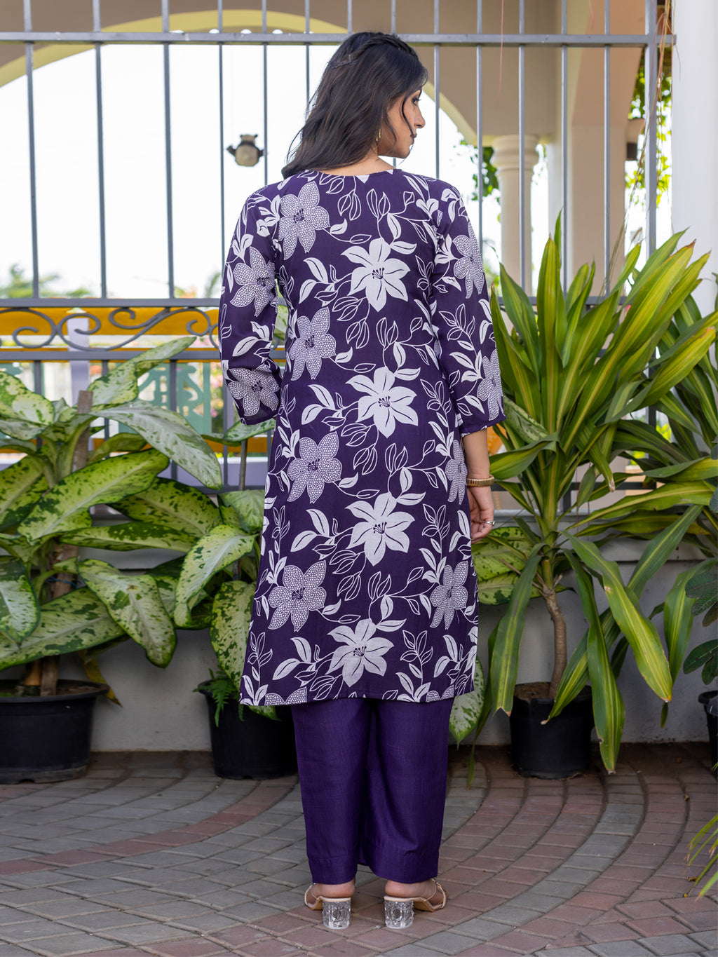 Cotton Printed Kurti-Pant Pair
