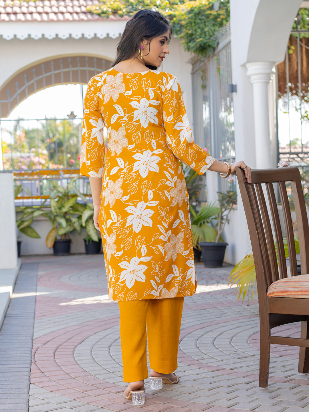 Cotton Printed Kurti-Pant Pair