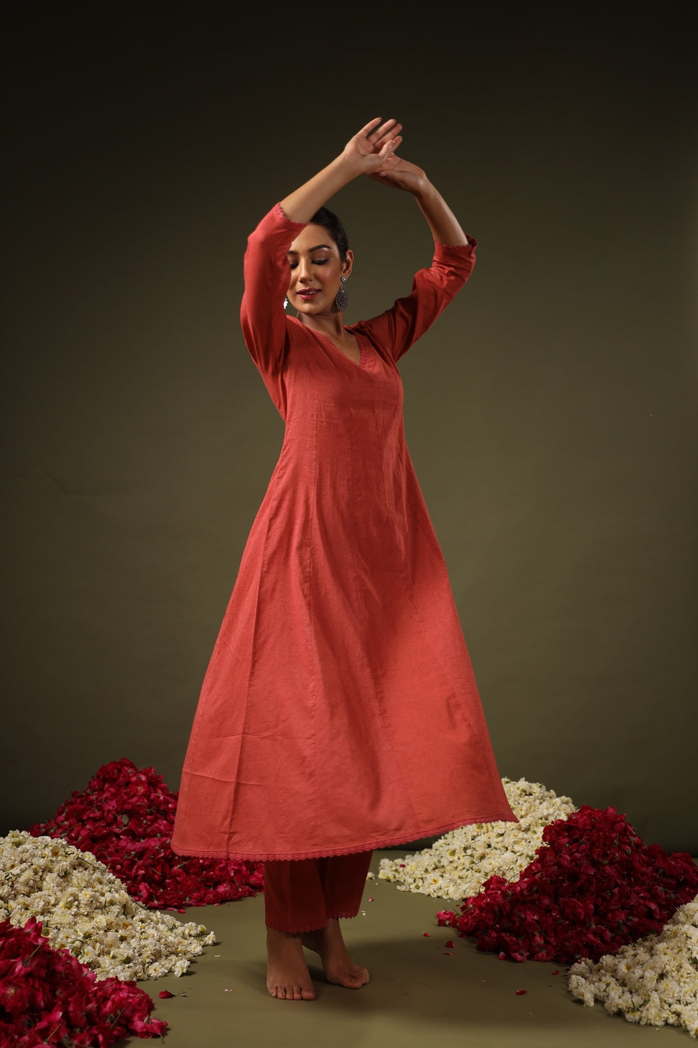 Rayon Printed Kurti-Pant With Dupatta
