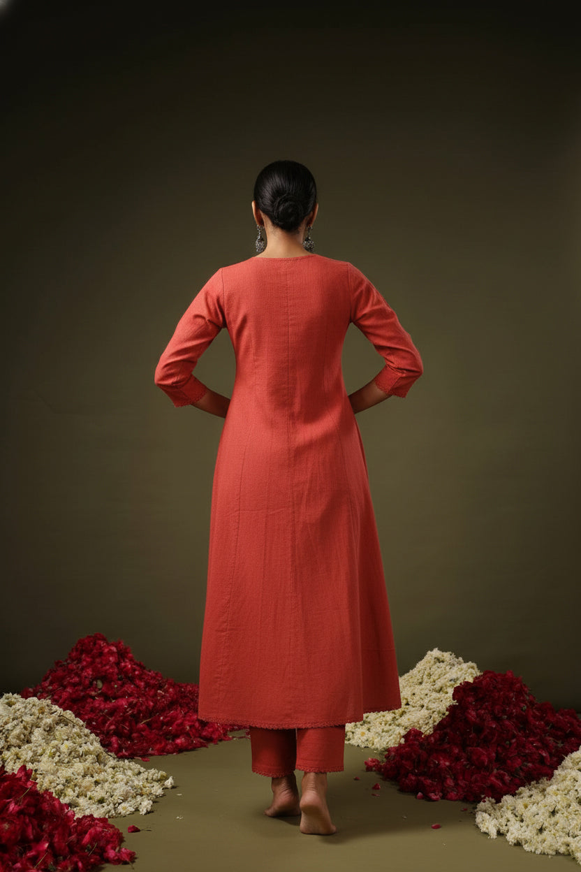Rayon Printed Kurti-Pant With Dupatta