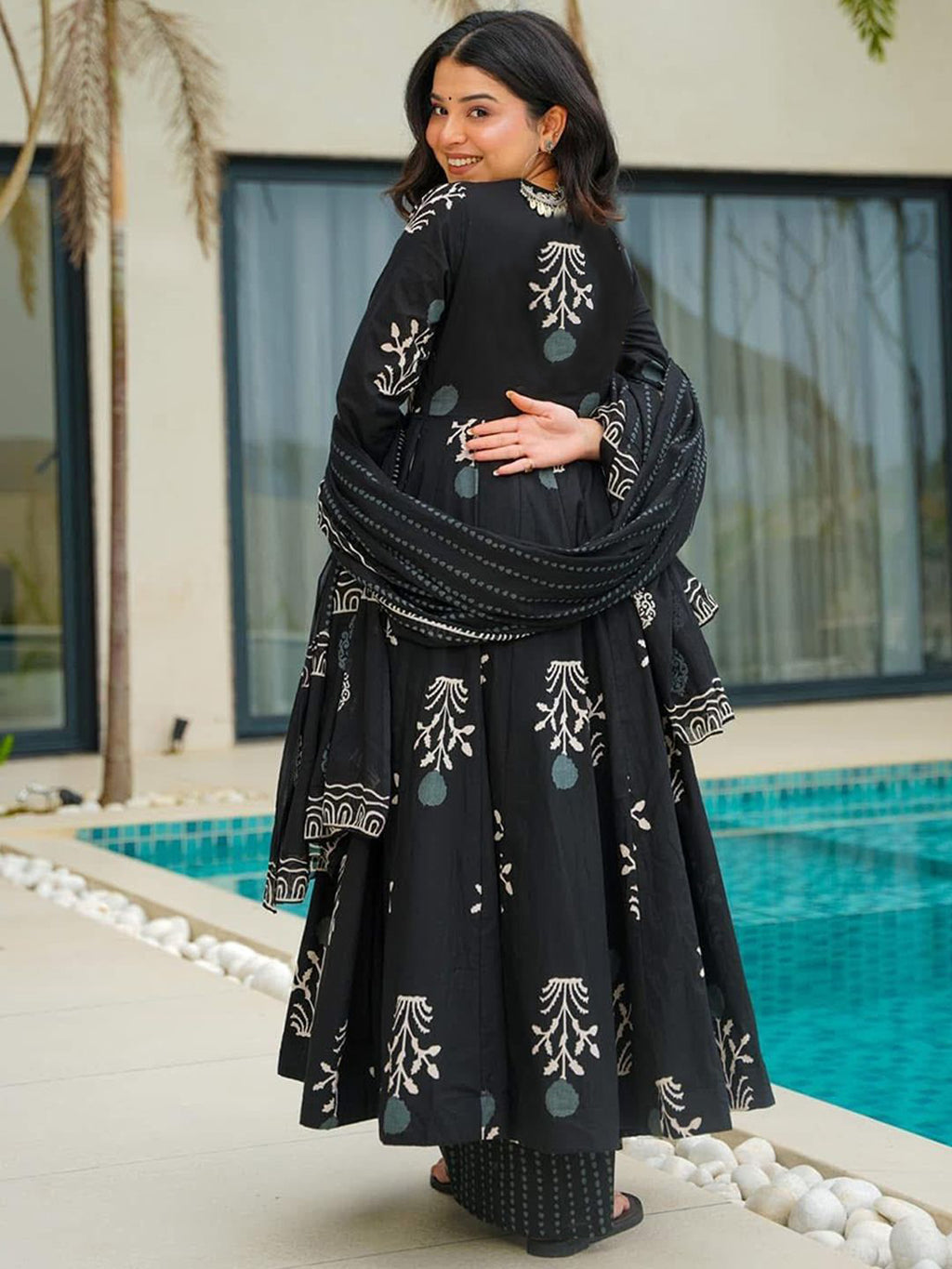 Rayon Printed Kurti-Pant With Dupatta