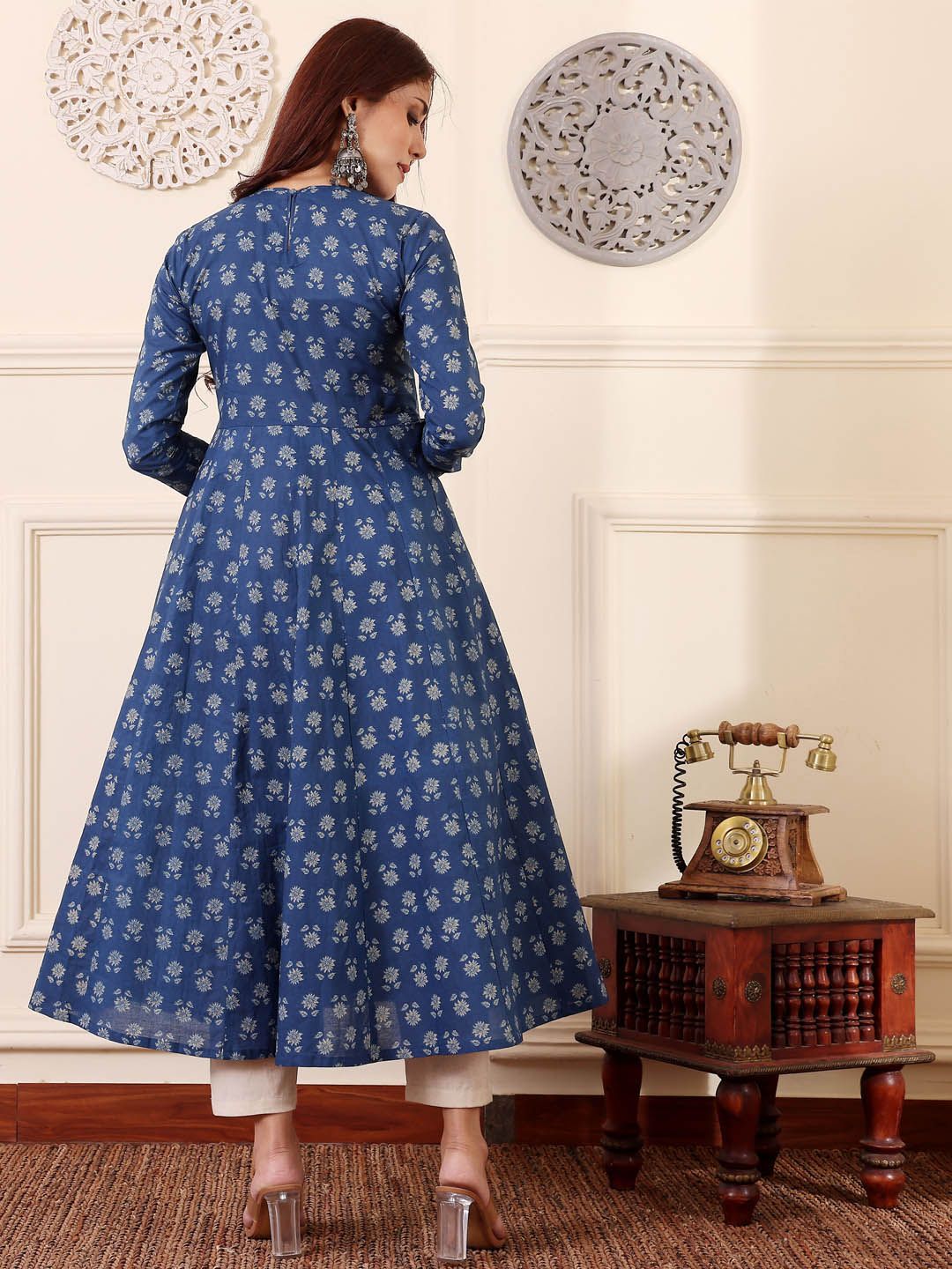 Rayon Printed Kurti-Pant With Dupatta