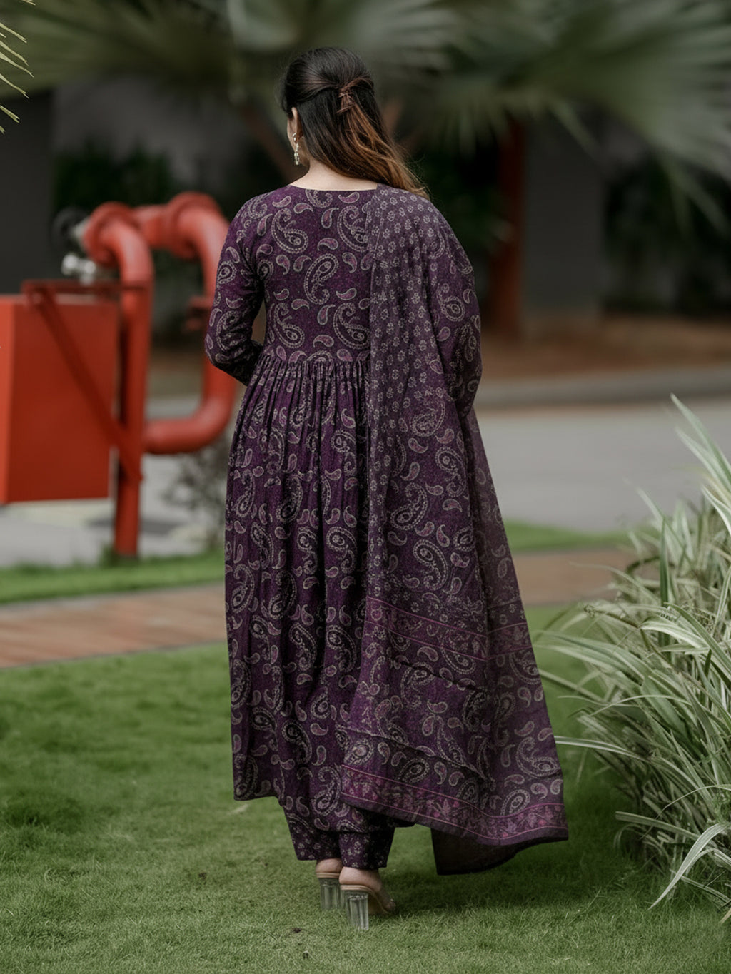Rayon Printed Kurti-Pant With Dupatta