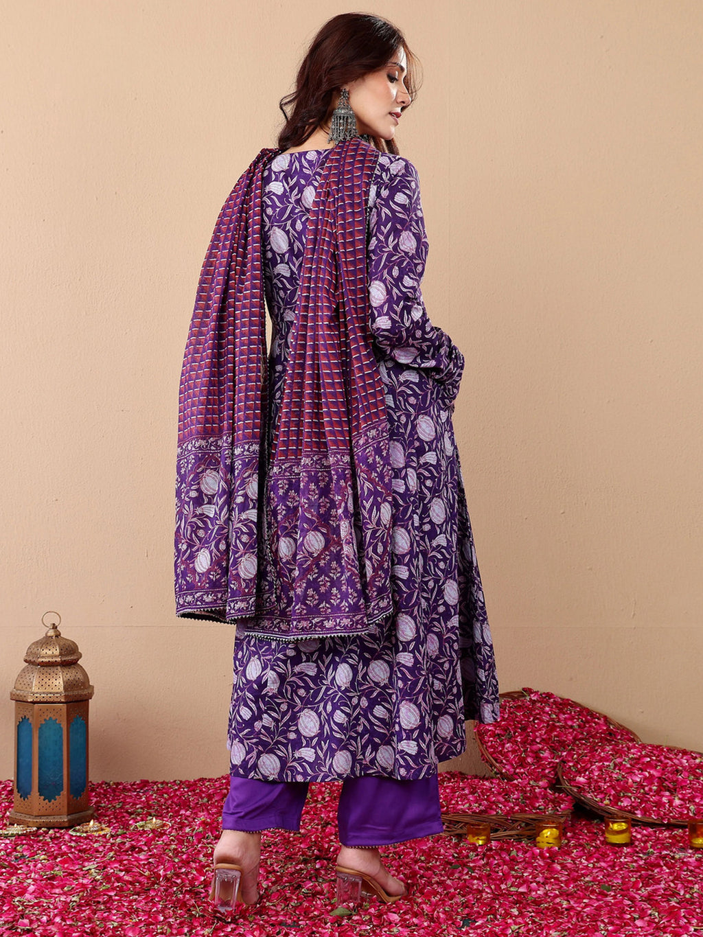 Rayon Printed Kurti-Pant With Dupatta