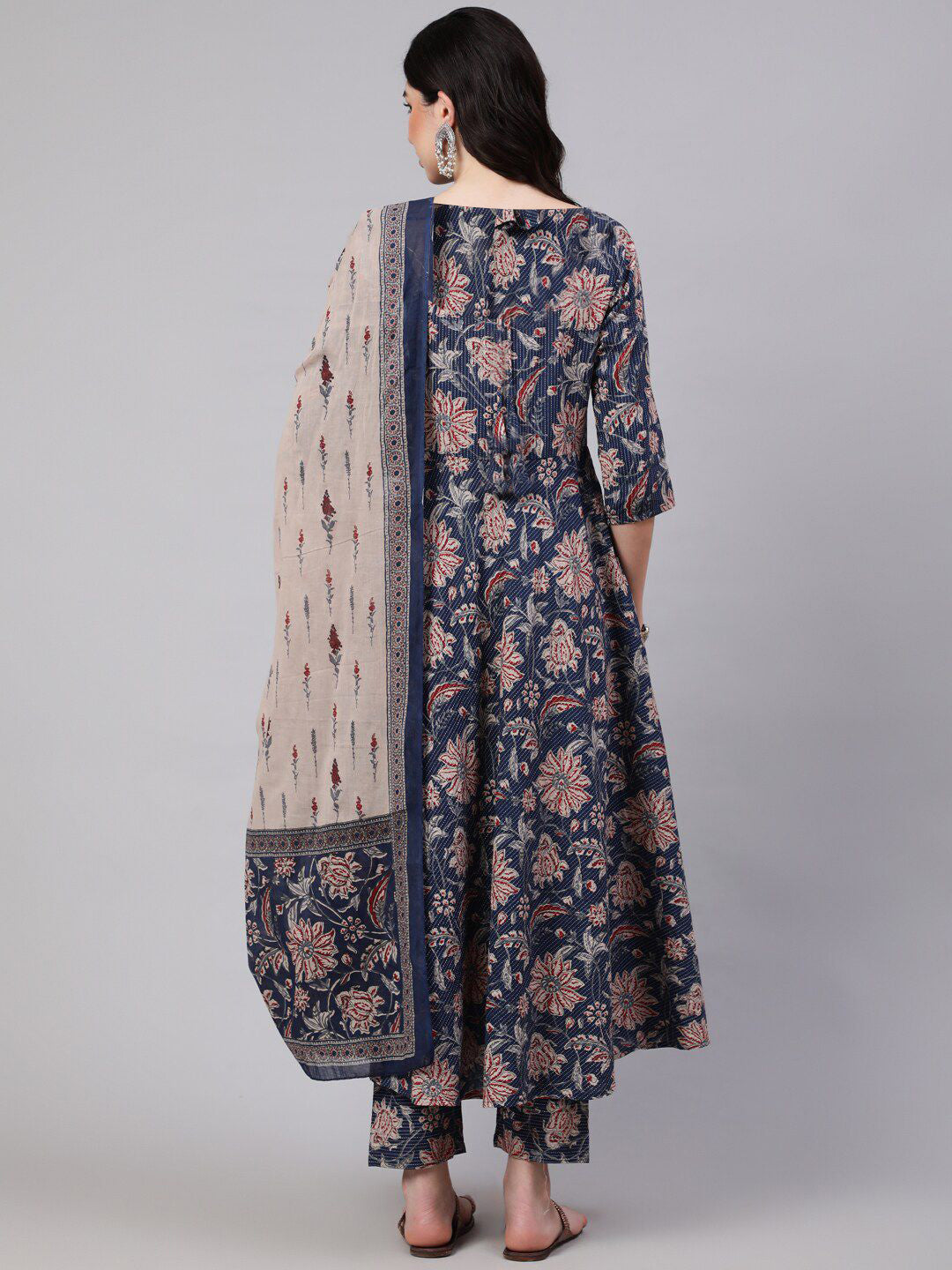 Rayon Printed Kurti-Pant With Dupatta