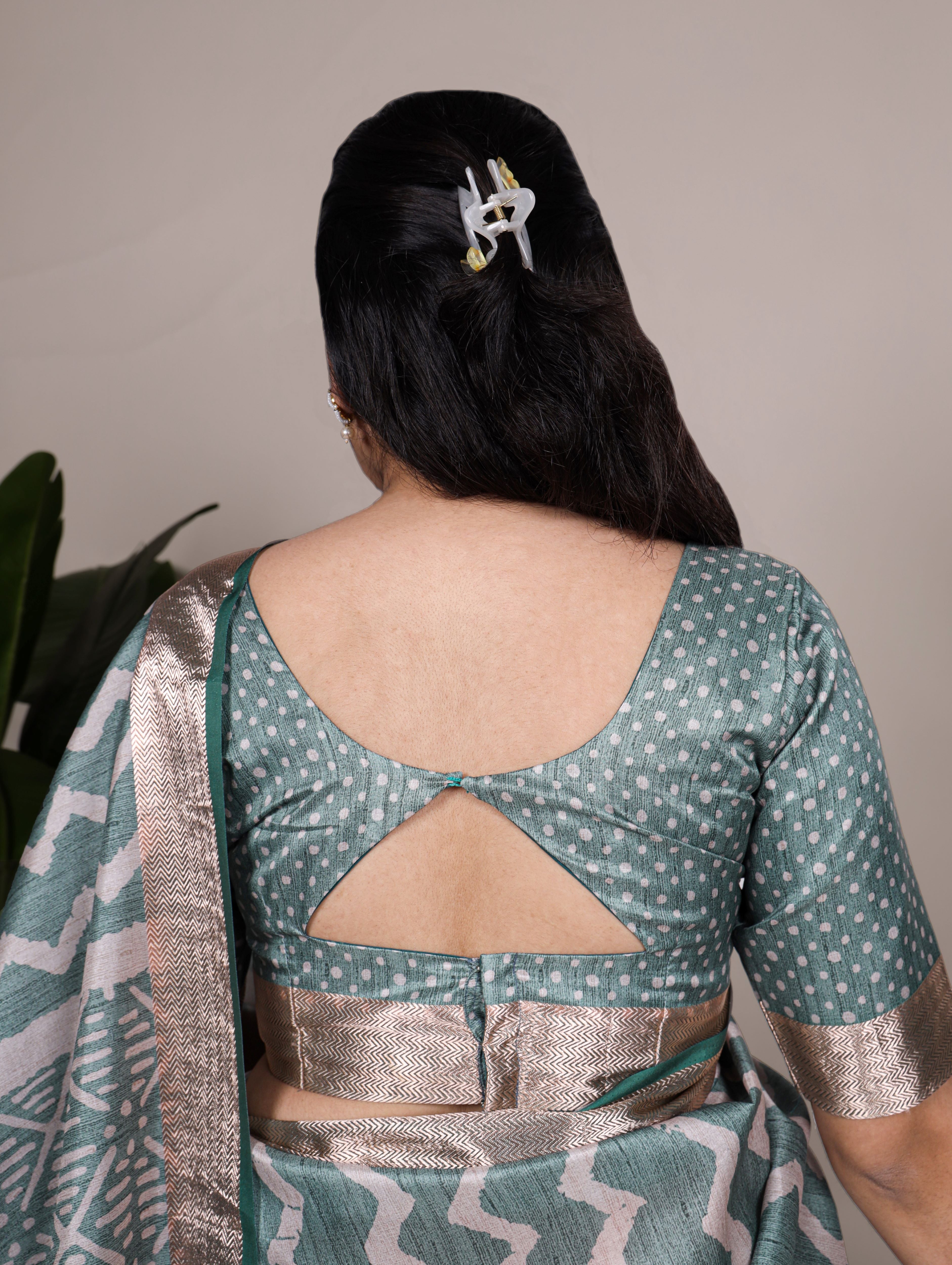 Tussar Silk Printed Saree