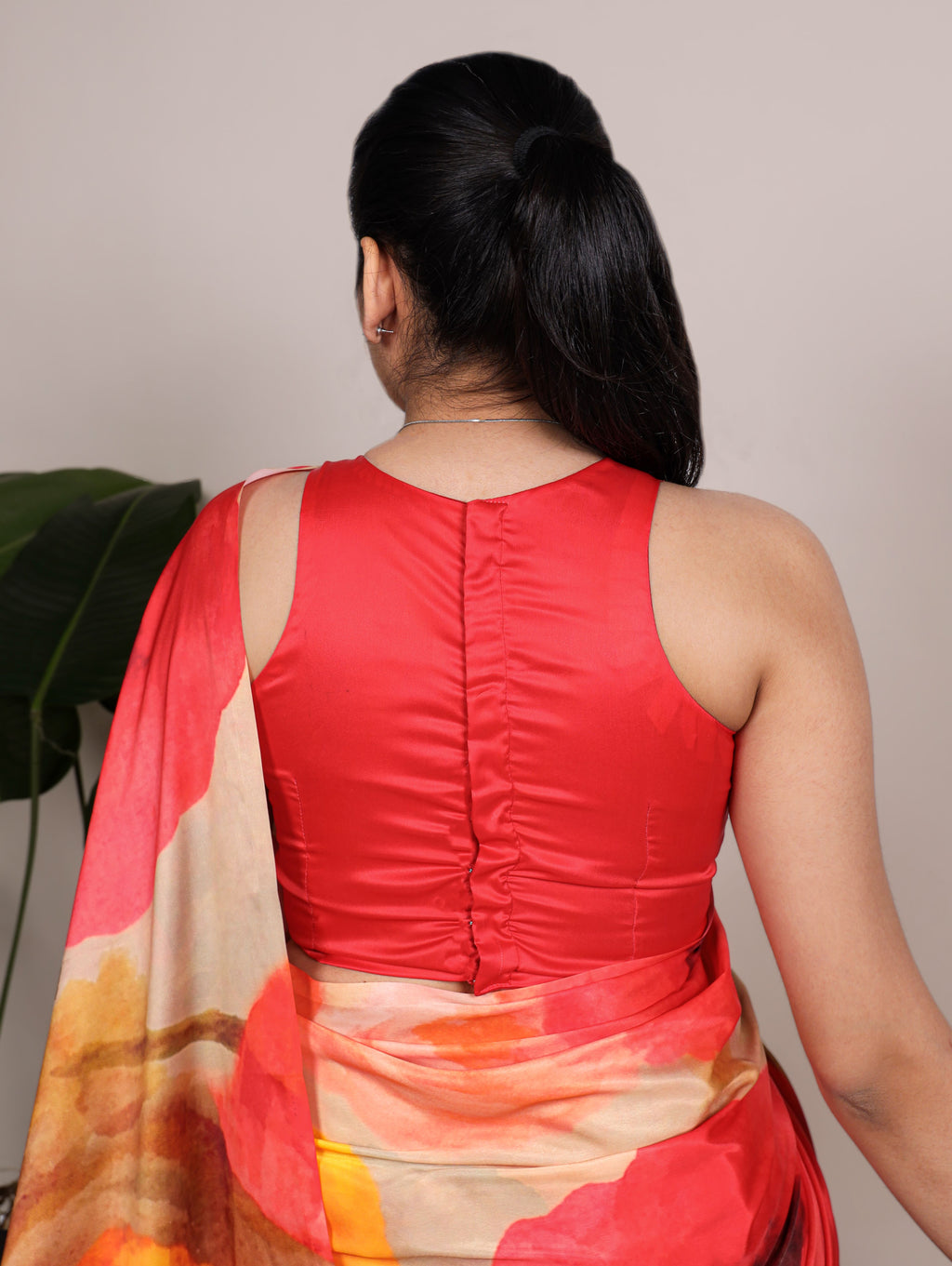 Satin Silk Printed Saree